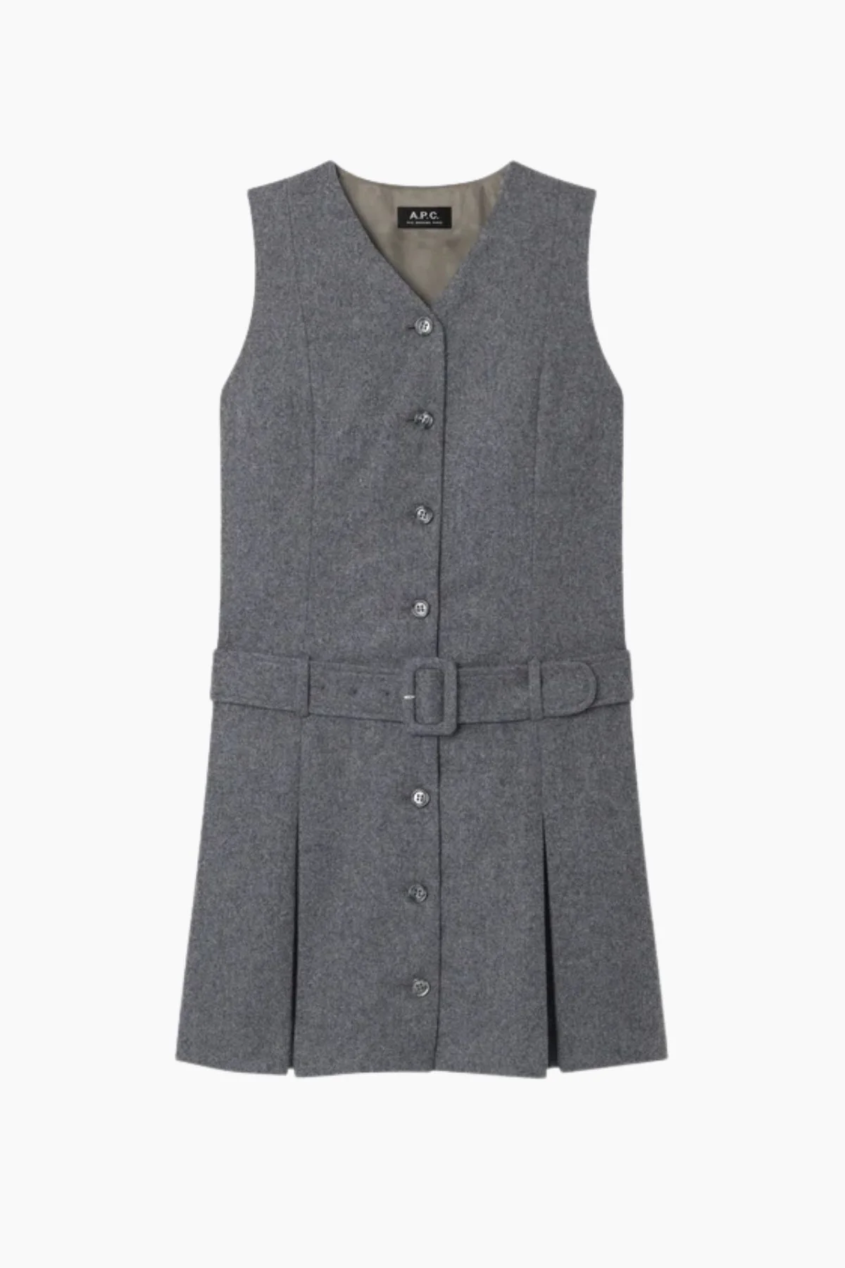 A.P.C. Sandra Dress - Heather Grey