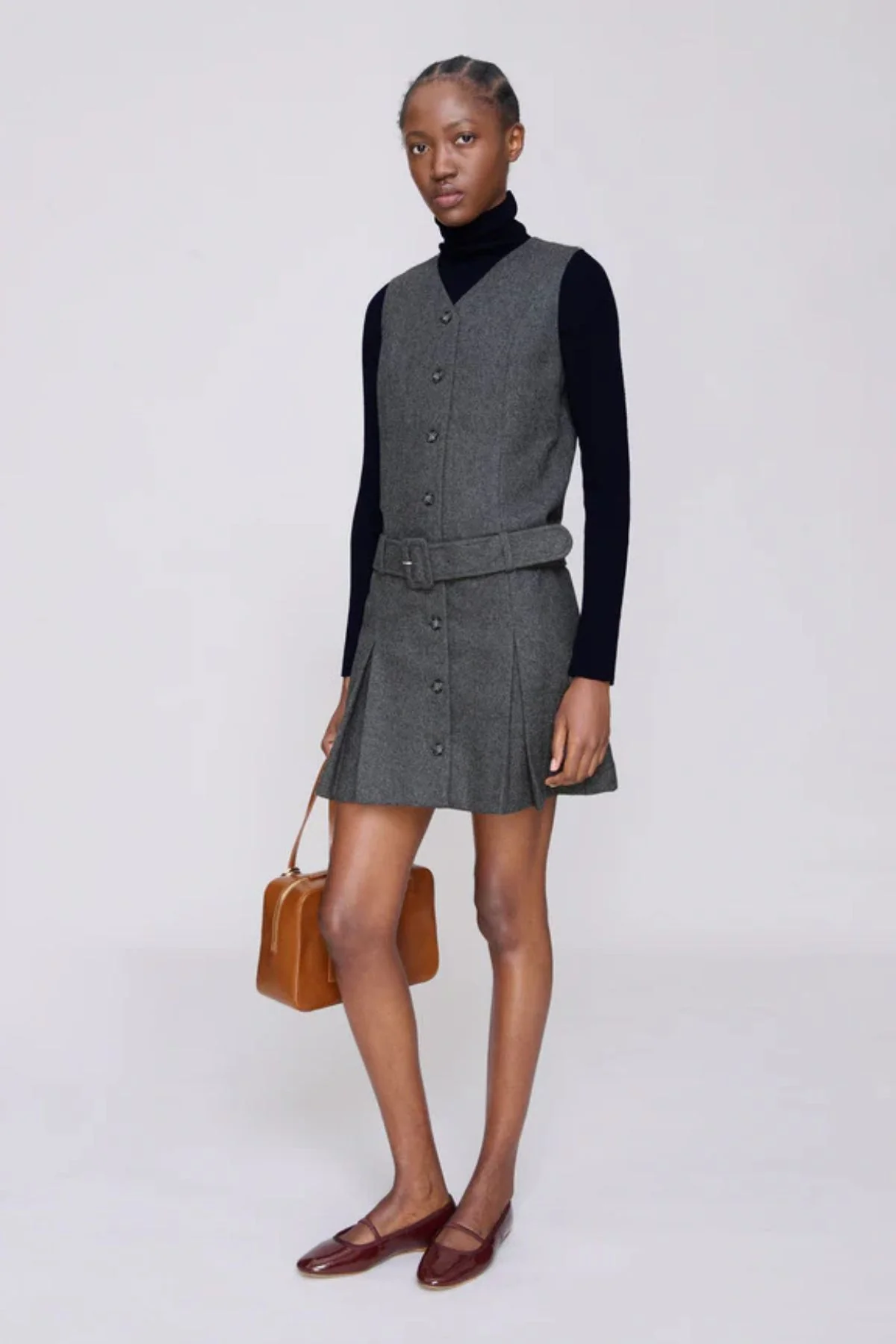 A.P.C. Sandra Dress - Heather Grey - Image 2