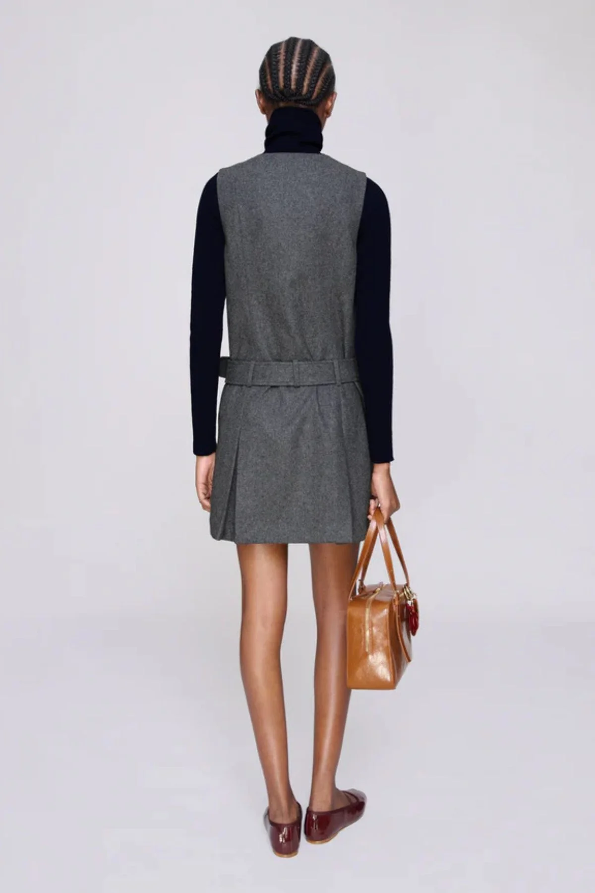 A.P.C. Sandra Dress - Heather Grey - Image 3