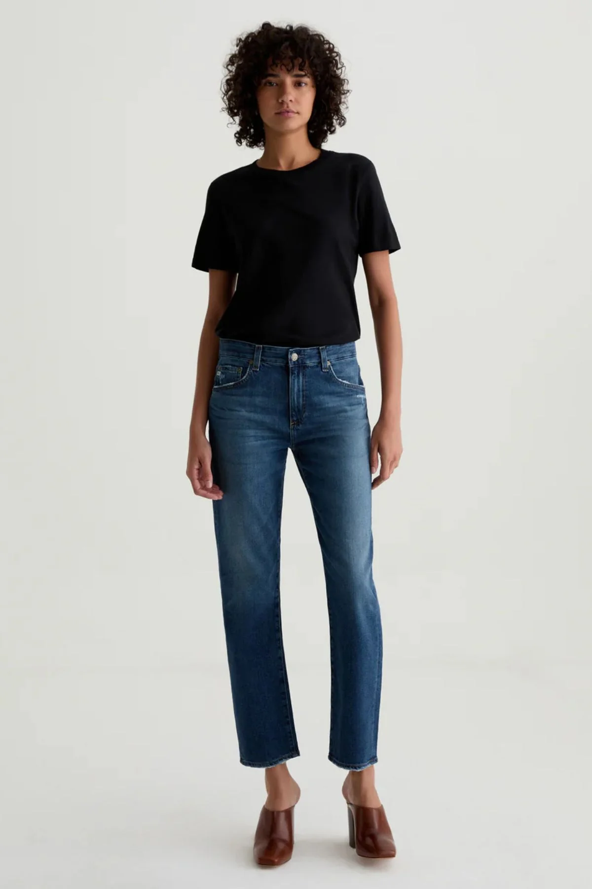 AG Denim Ex-Boyfriend Slim Jean - 10 Yr Exposure