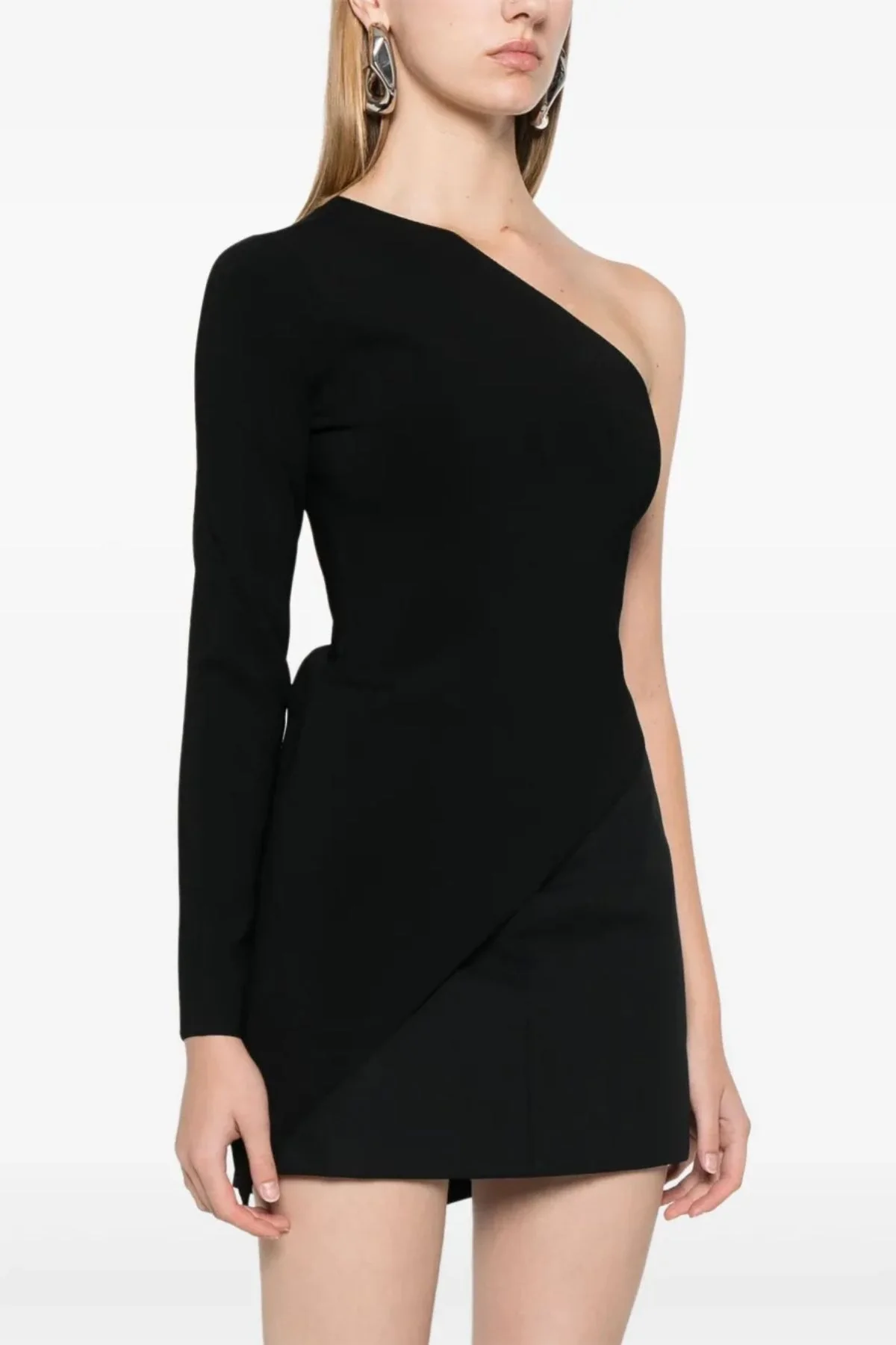 Alexander Wang Asymmetric Long-Sleeve Top - Black - Image 5