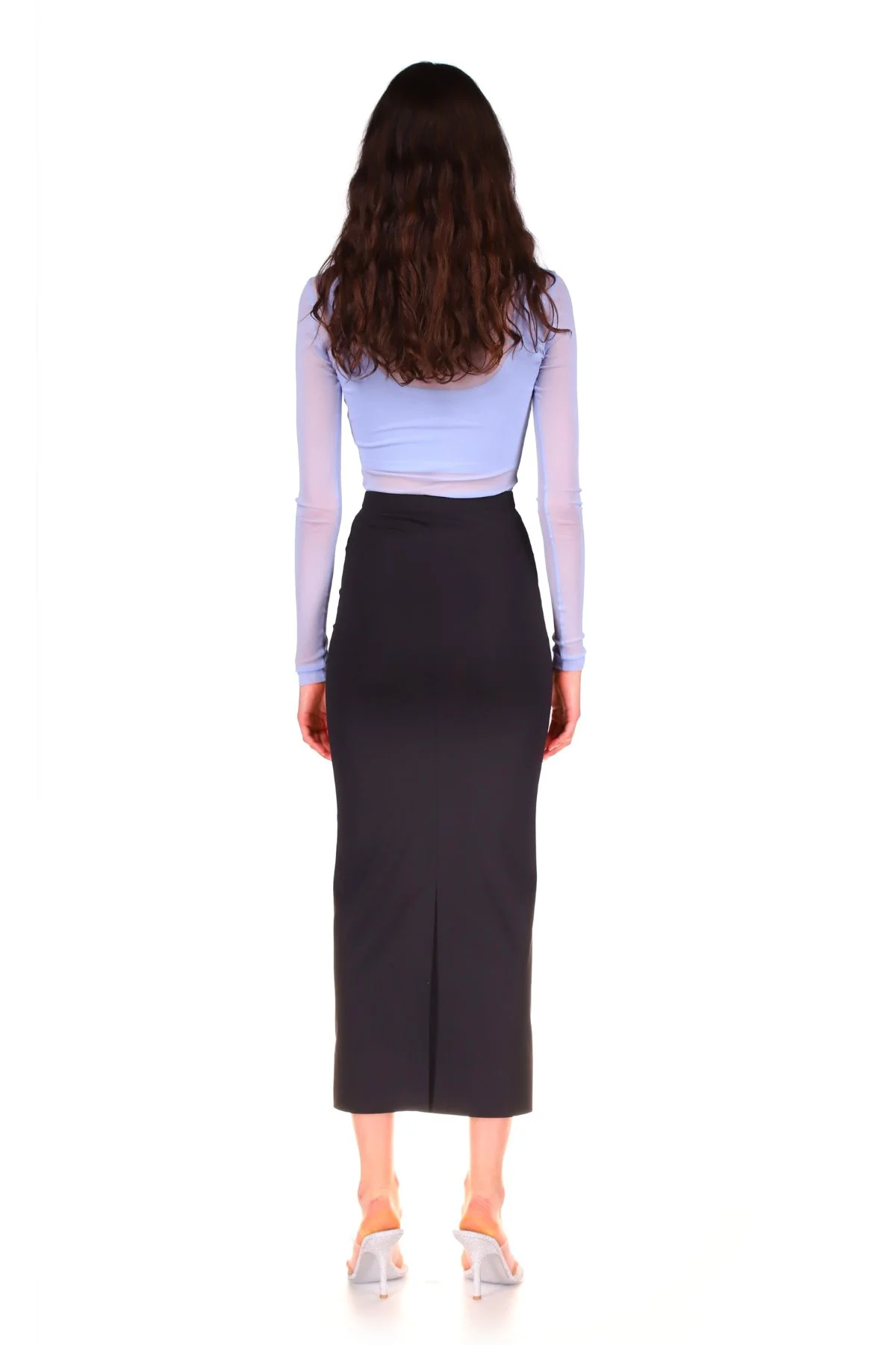 Alexander Wang High Waisted Bodycon Skirt - Black - Image 3