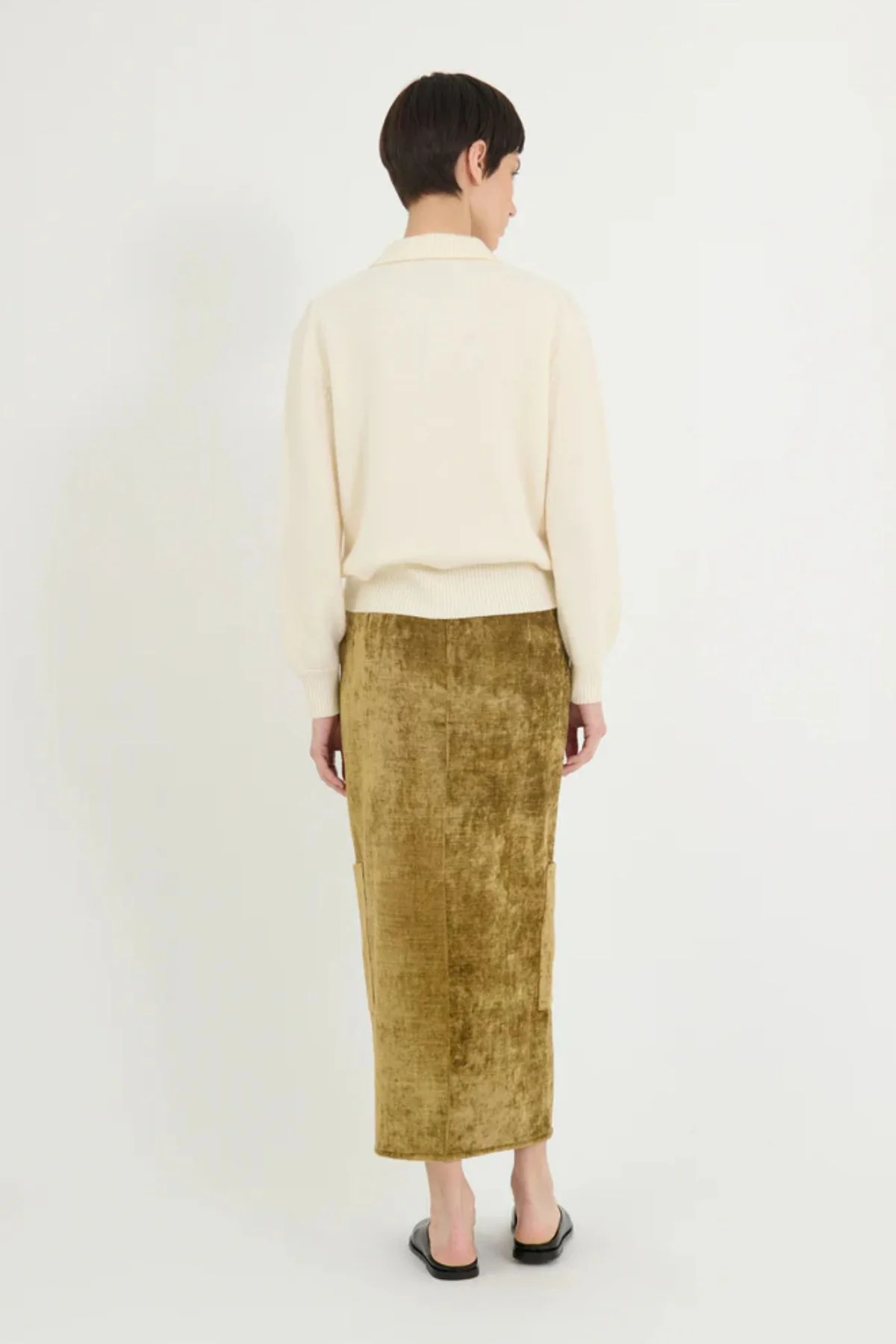 ALFIE Polo Sweater - Ivory - Image 3