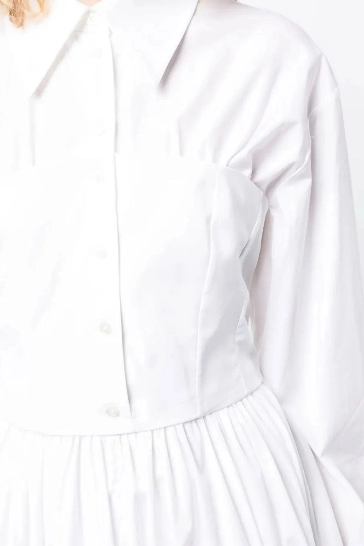 A.W.A.K.E. Mode Corset Style Dress - White - Image 4