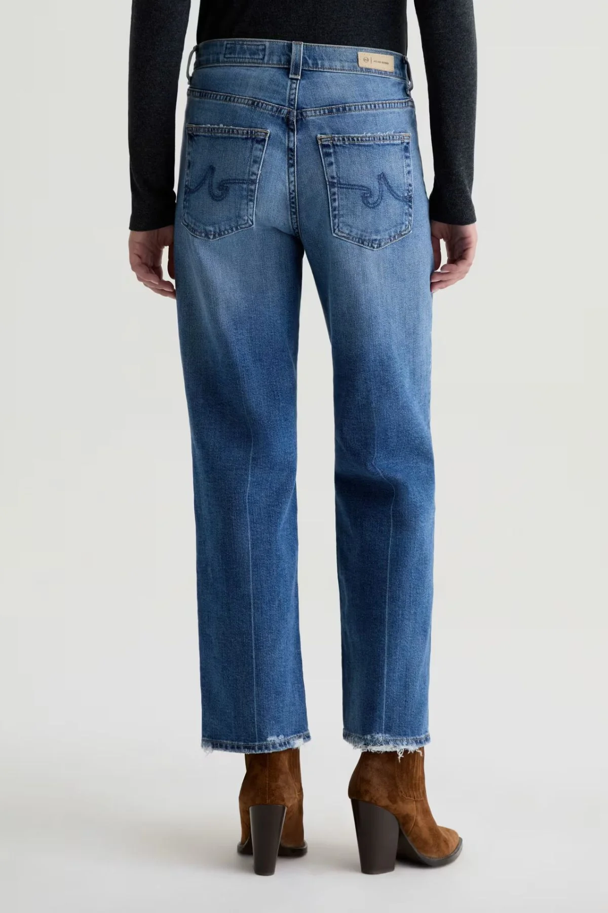AG Denim Brinley Crop - 17 Years Mystery - Image 4
