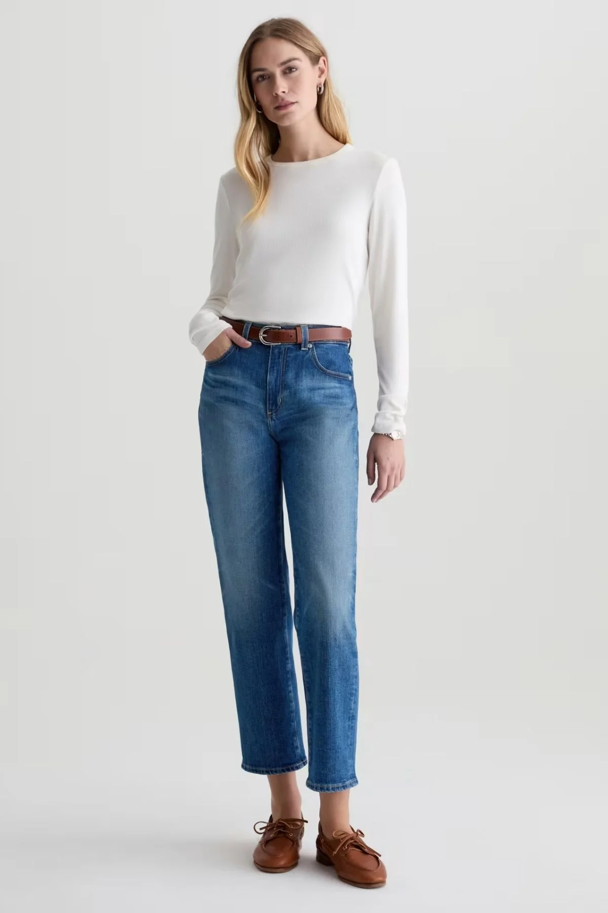 AG Denim Brinley Crop - Owens Valley - Image 2