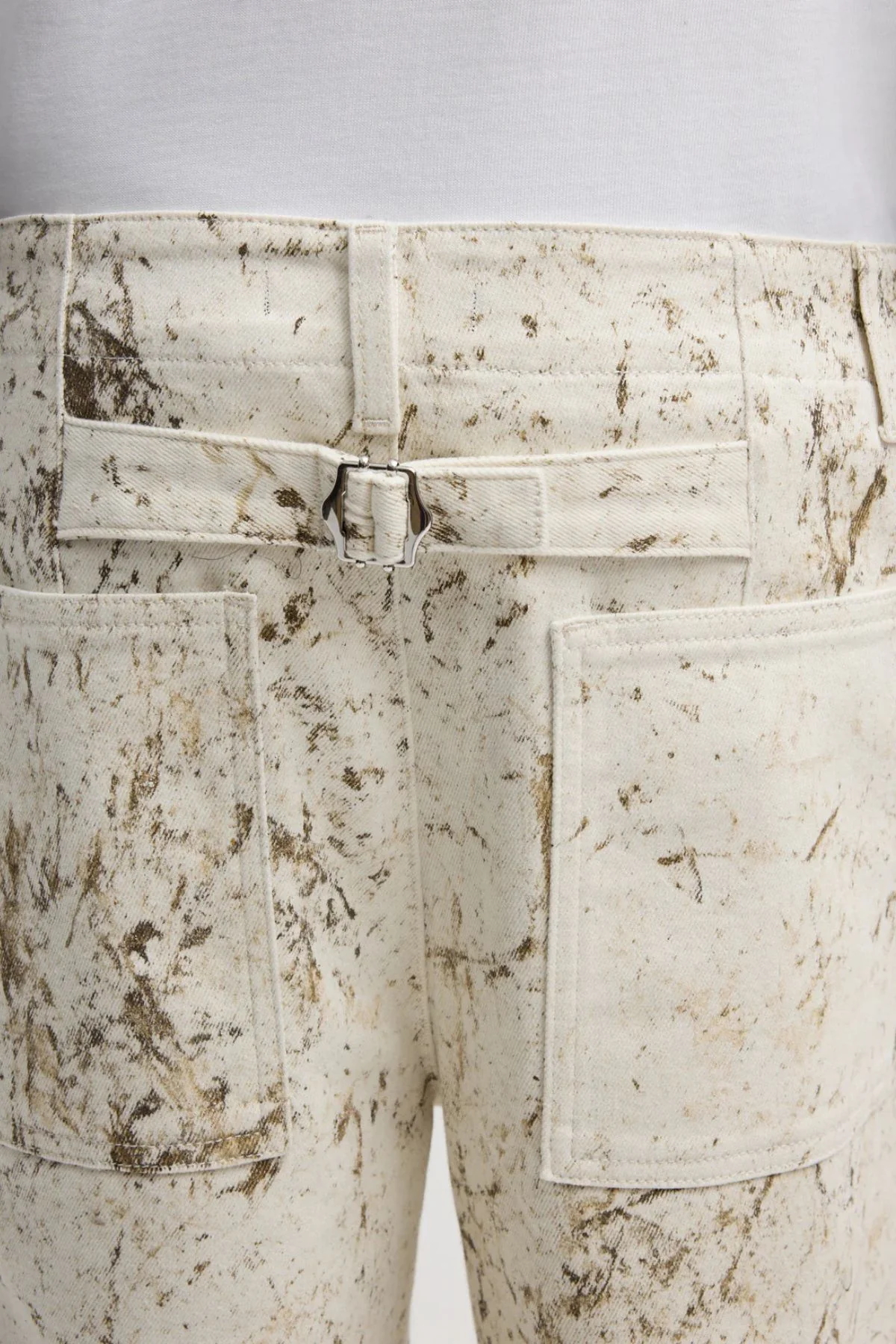 Tibi Fischer Jean - Ivory Multi - Image 3