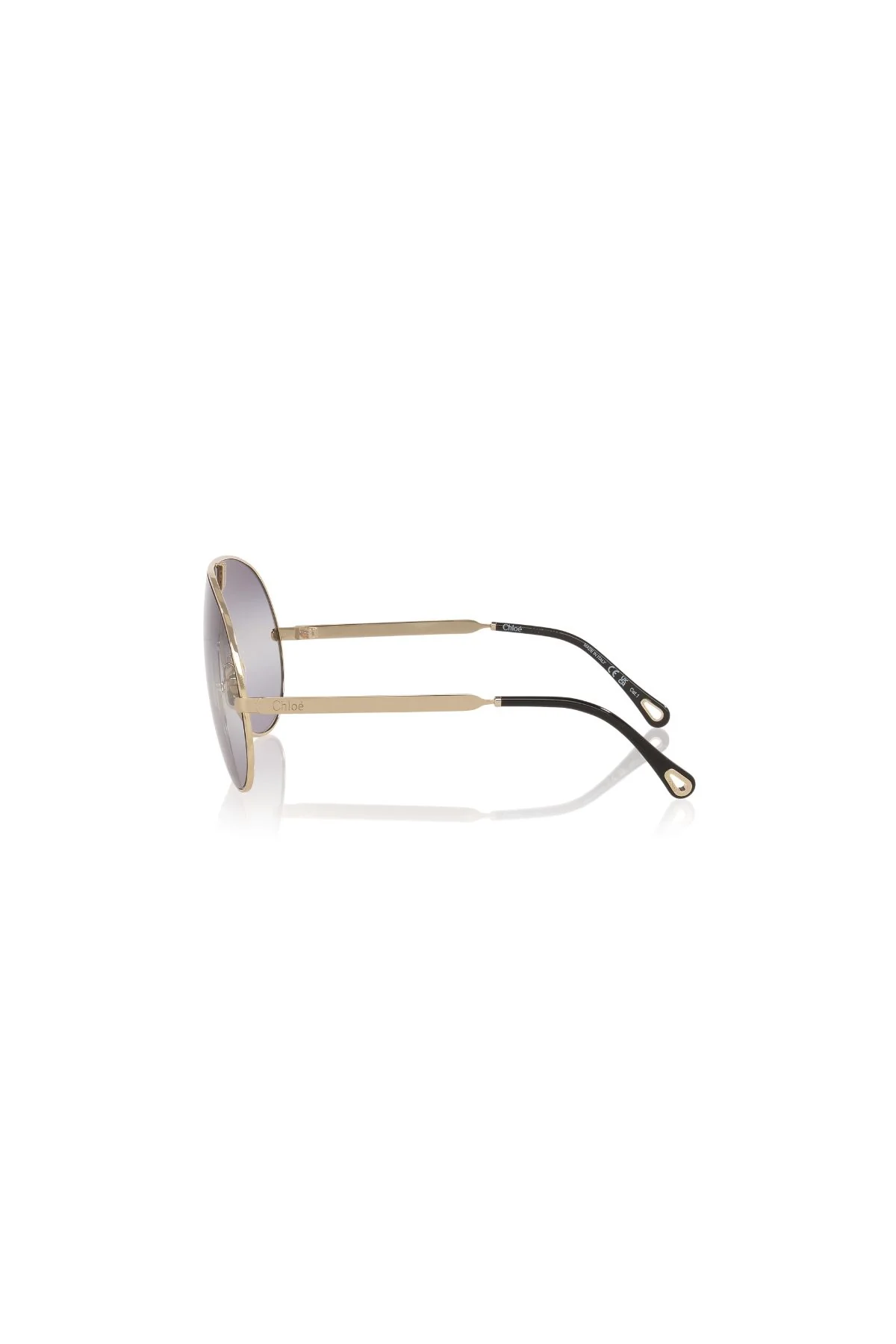 Chloé Aly Aviator Sunglasses - Gold - Image 3