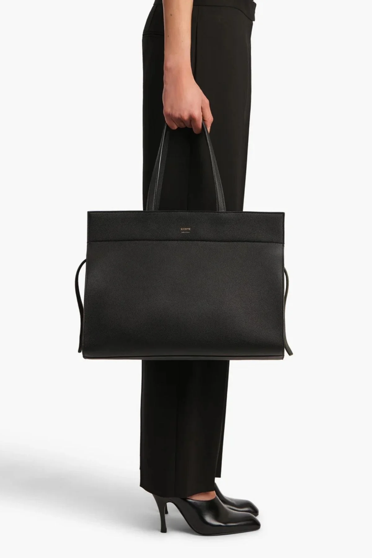 KHAITE Crosby Handbag - Black - Image 2