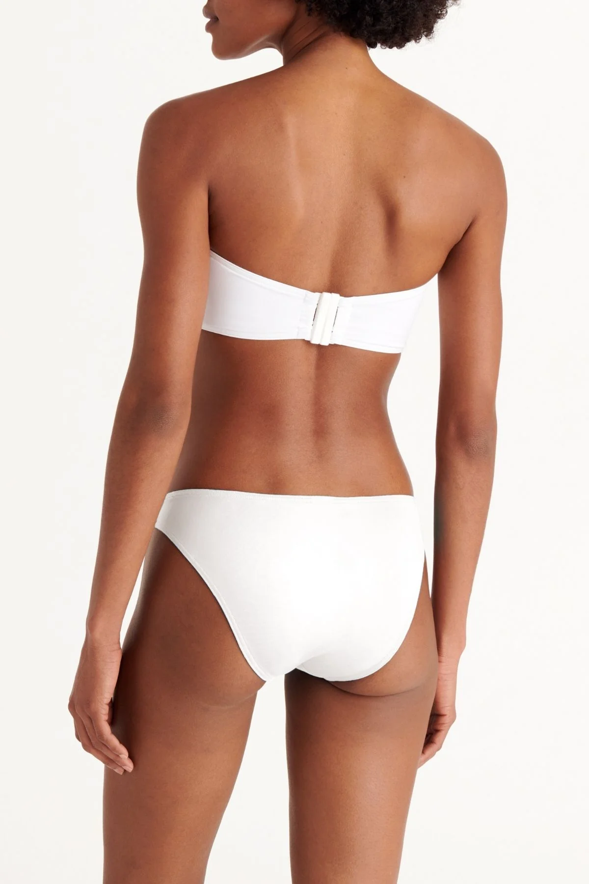 ERES Show Strapless Bikini Top - White - Image 3