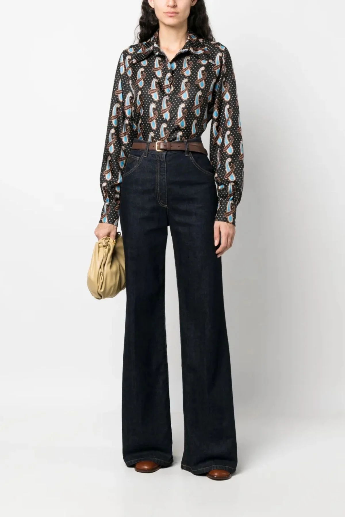 Etro Paisley Silk Shirt - Black - Image 2