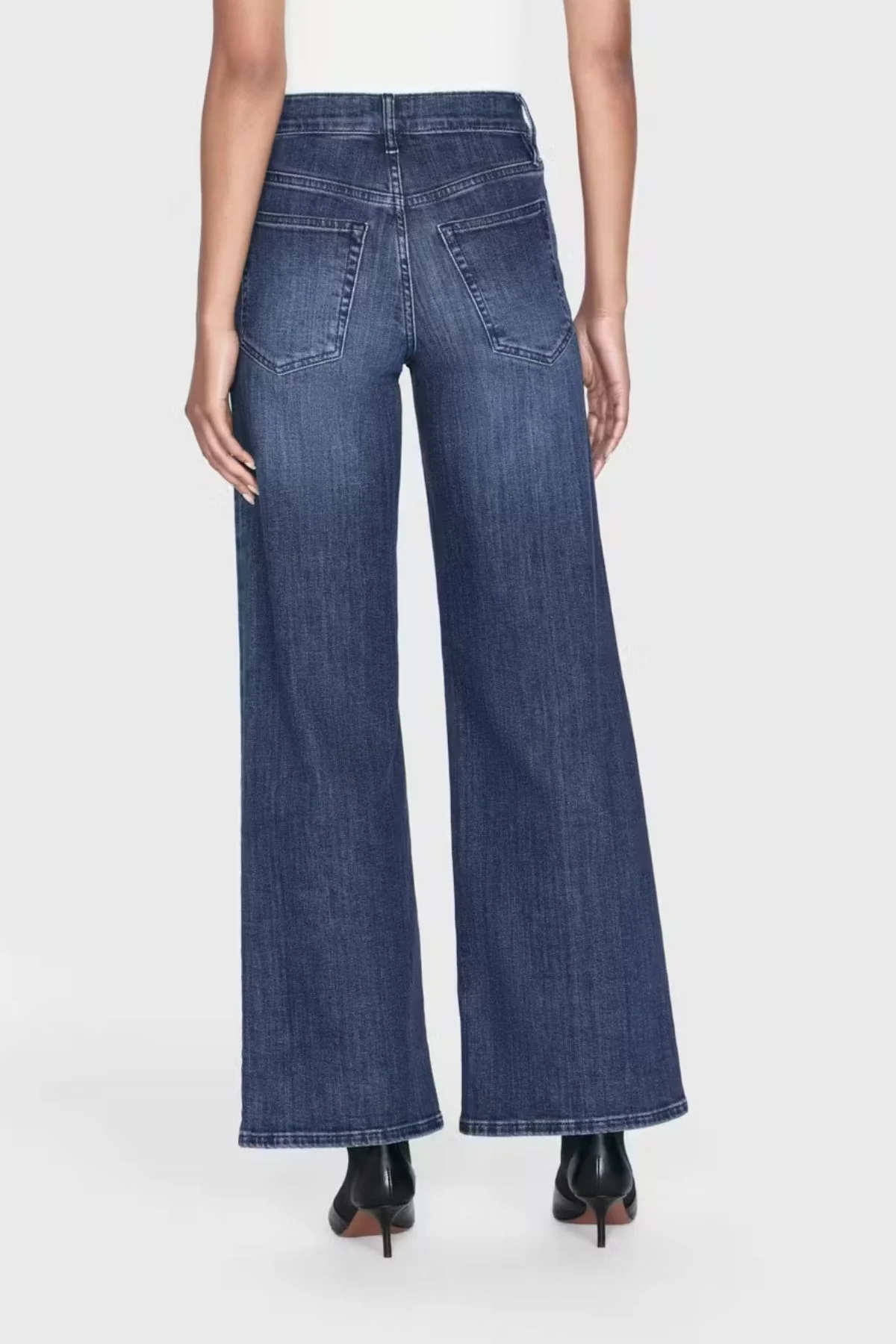 Frame Denim Le Slim Palazzo - Thunderstorm - Image 3