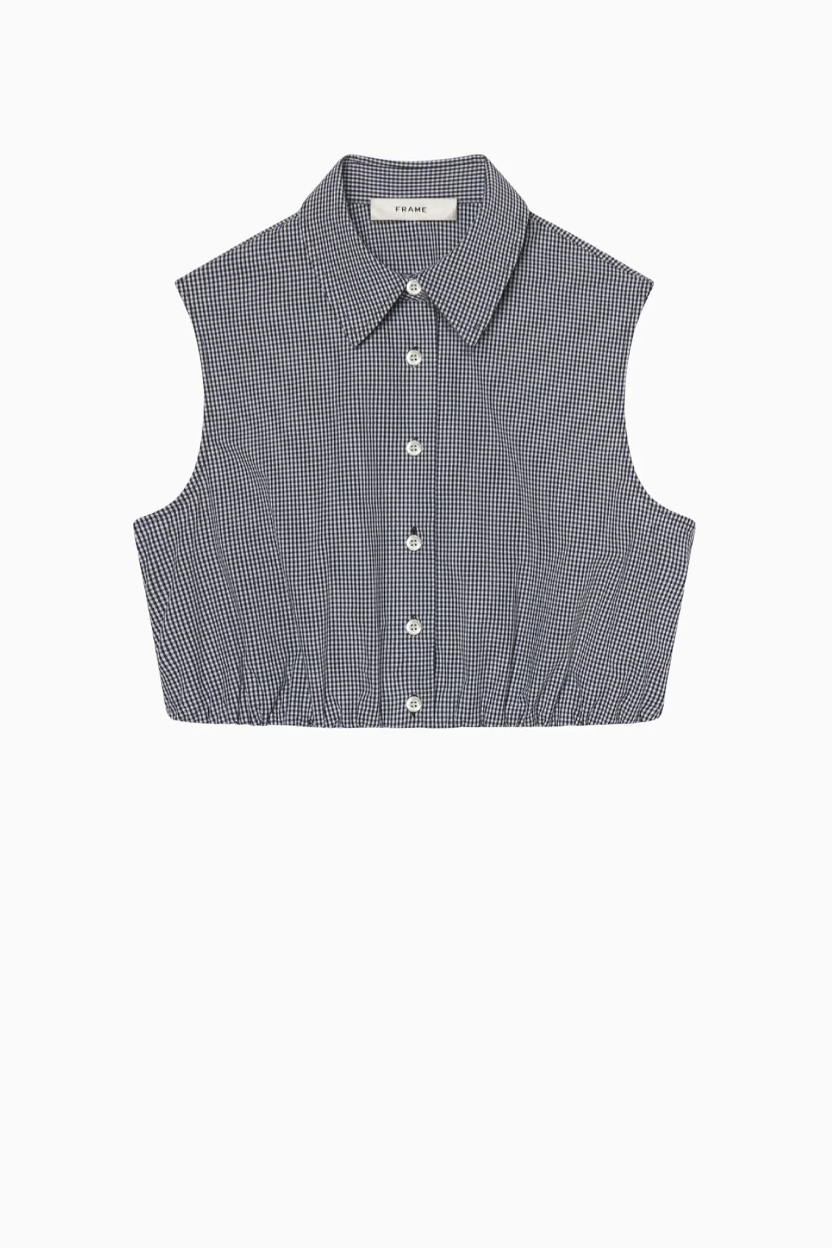 Frame Denim The Check Top - Navy Multi