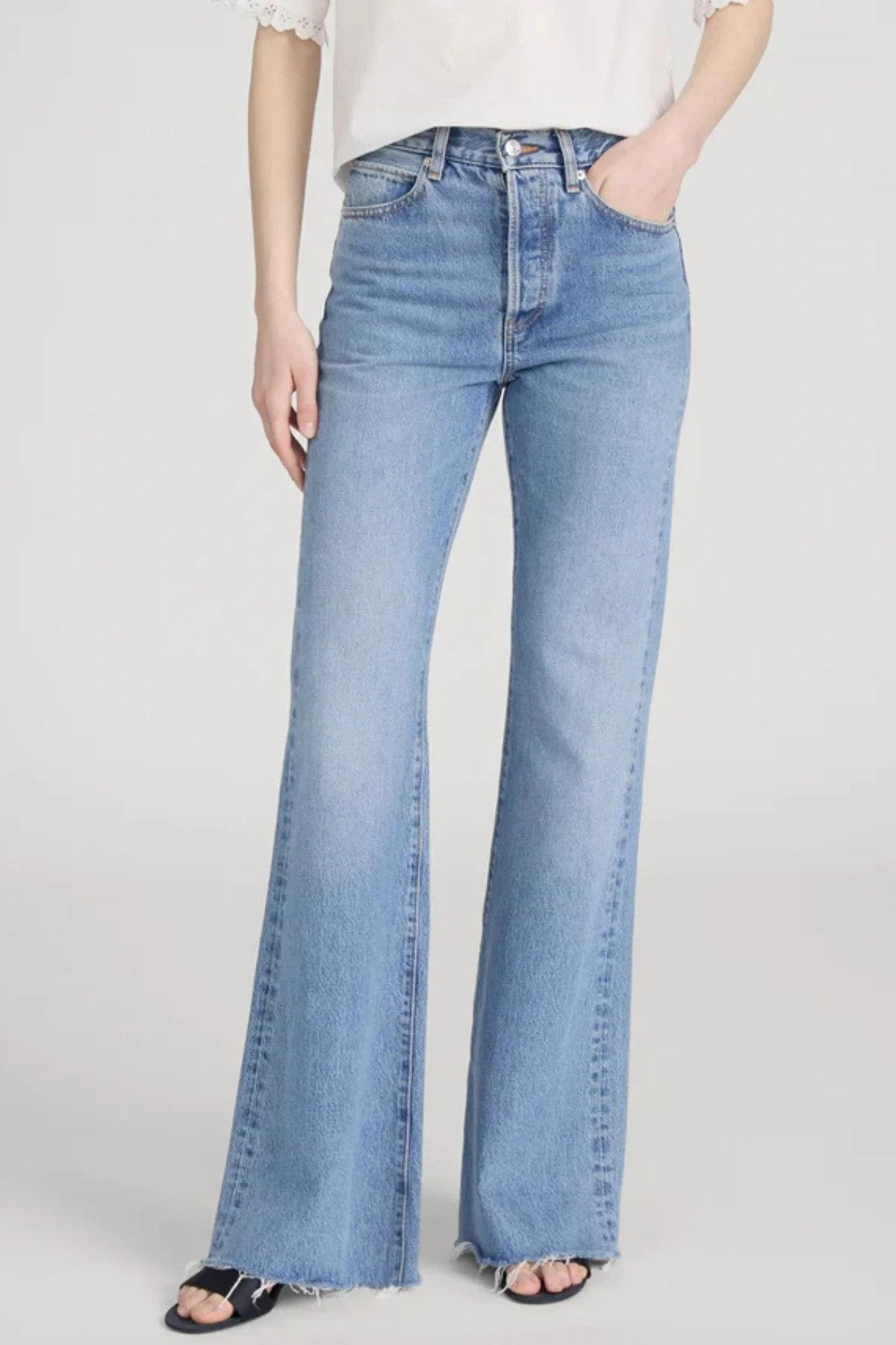 Frame Denim The Lax - Dew Raw Fray - Image 5