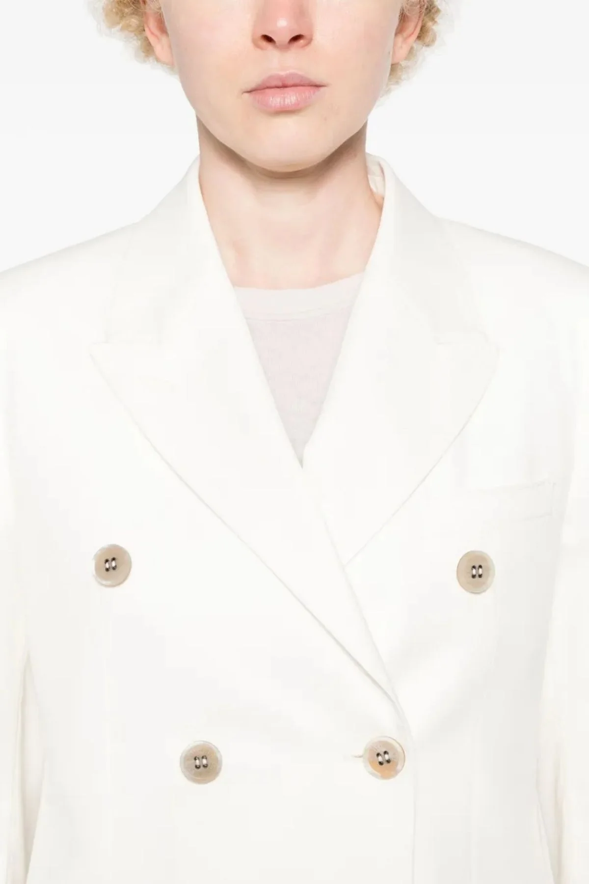 Golden Goose Wool Double Breasted Blazer - Arctic Wolf - Image 5