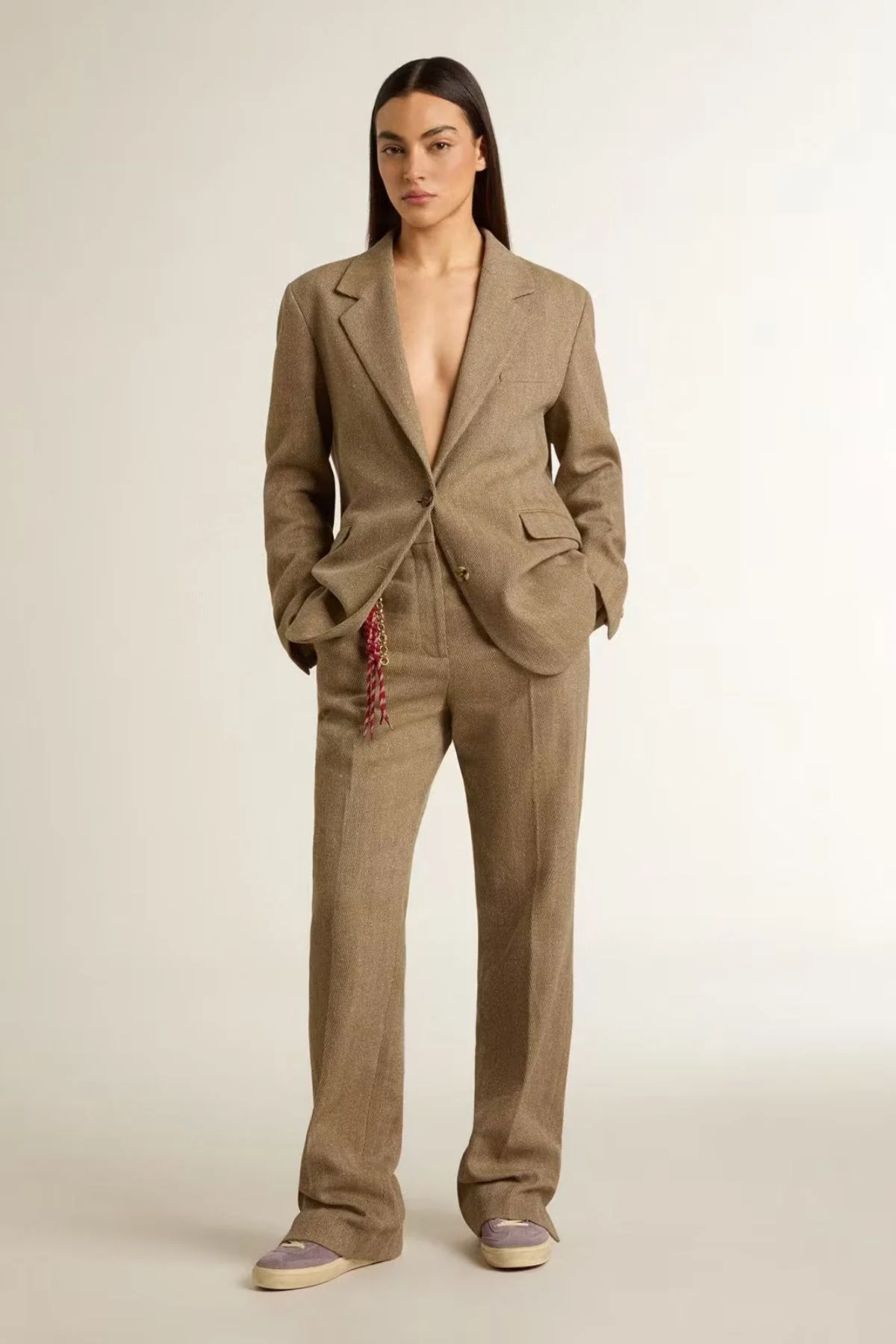 Golden Goose SB Blazer - Golden Brown/ Off White - Image 2