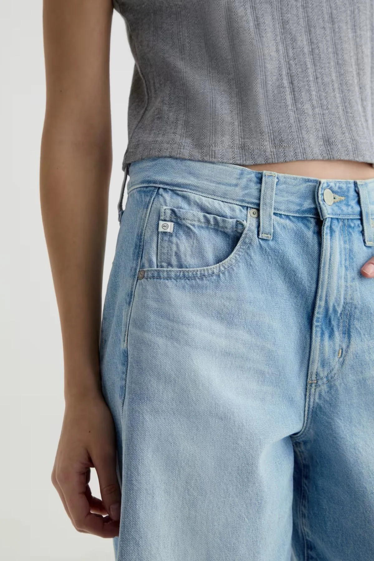 AG Denim Hattie Short - Mondrian - Image 5