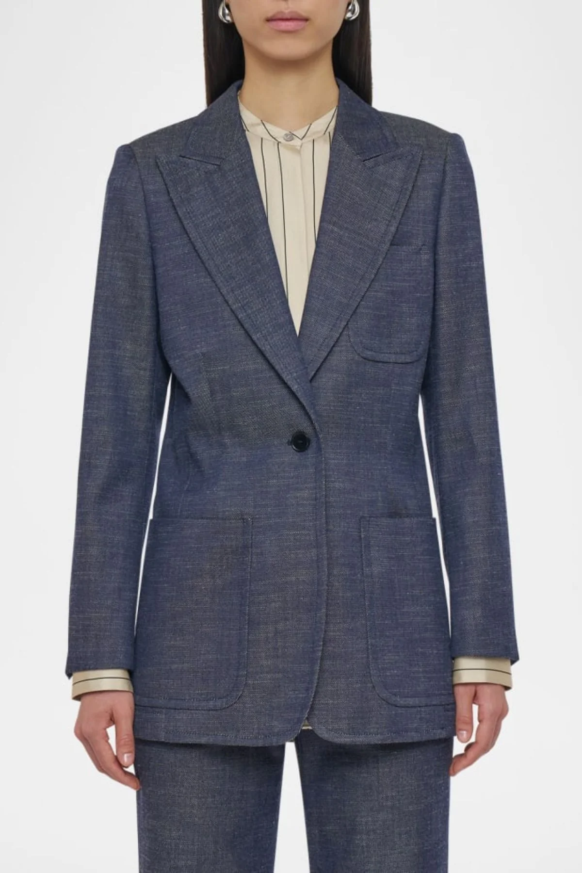 Joseph Cassini Jacket Sartorial Denim - Cobalt - Image 4