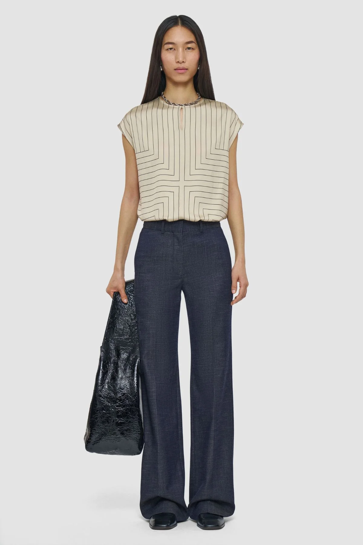 Joseph Morrisey Sartorial Denim Trouser - Cobalt - Image 2