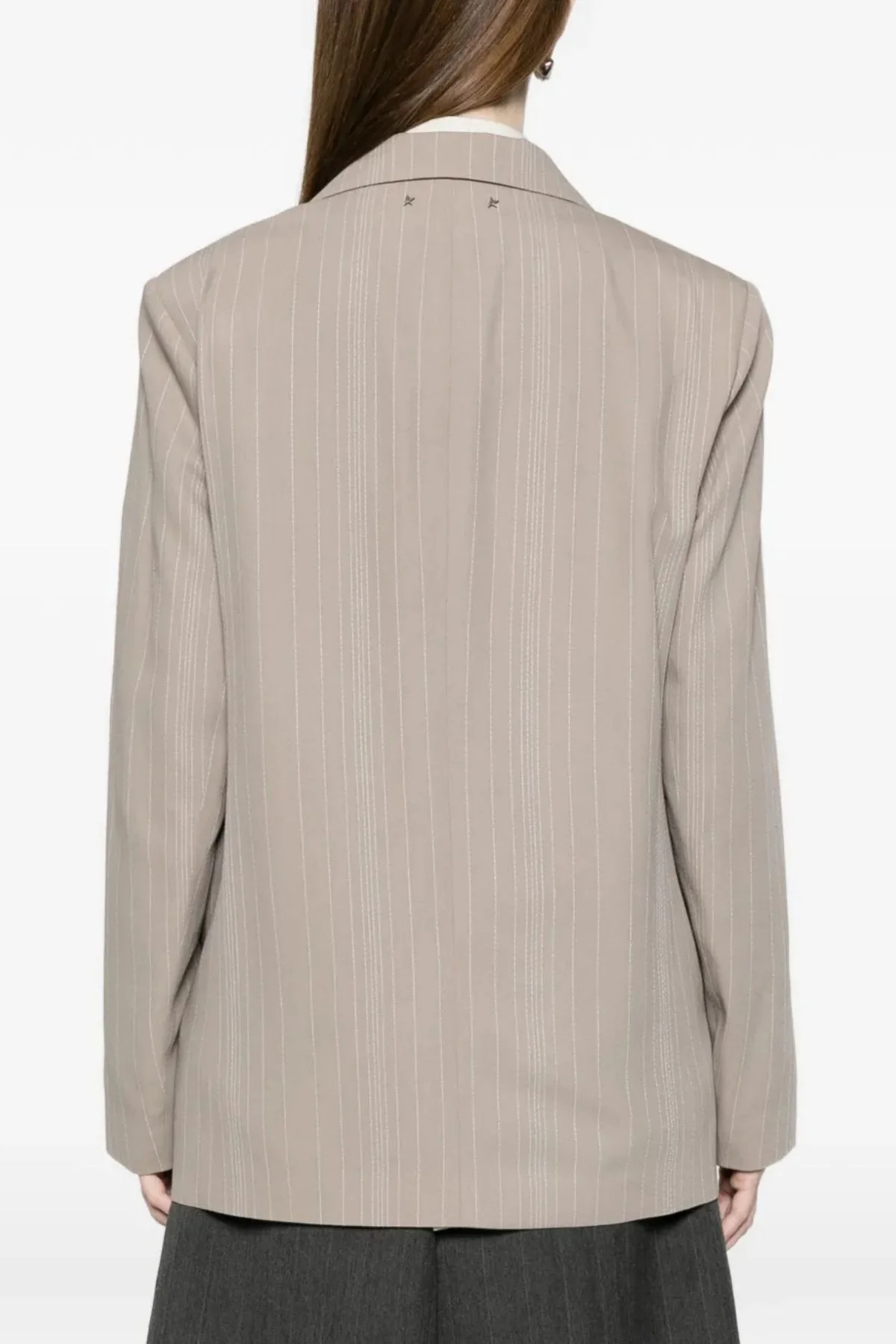 Golden Goose Blazer Pinstripes - Roasted Cashew - Image 4