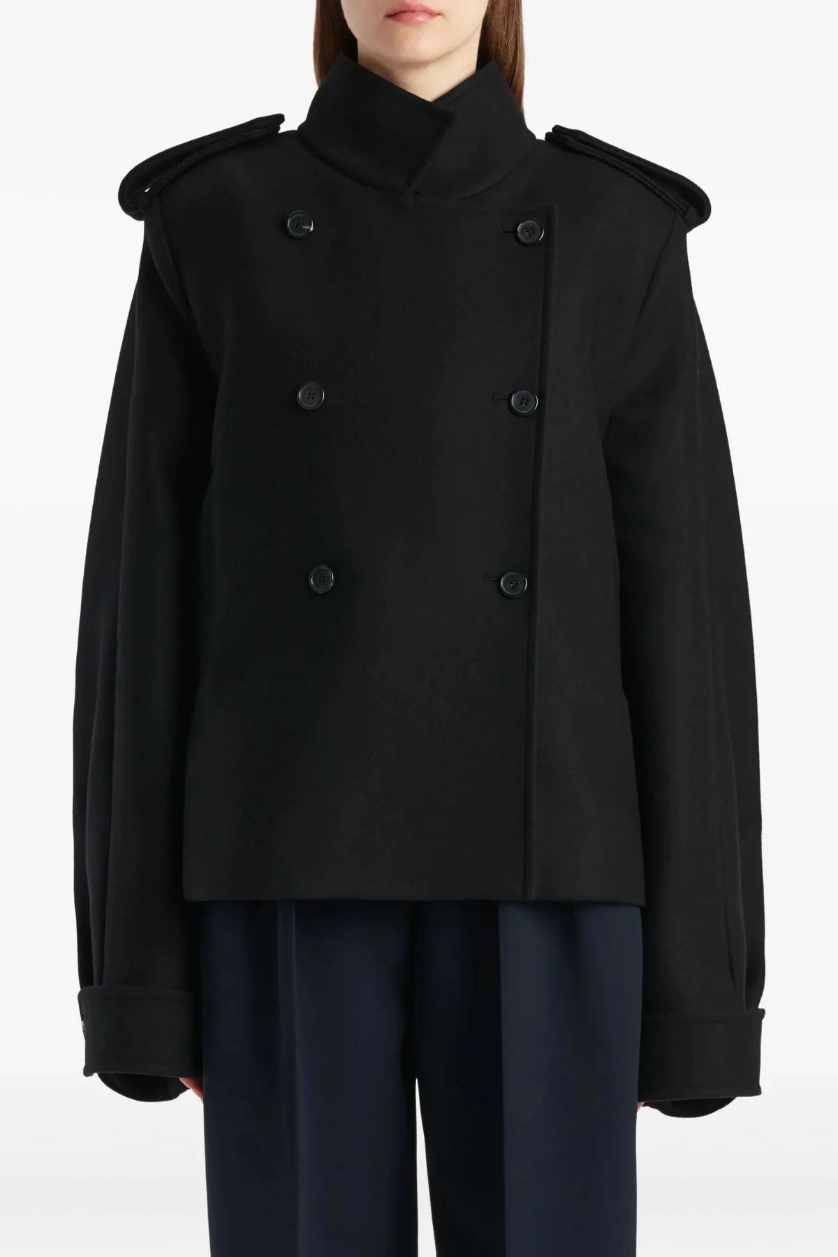 KHAITE Dean Jacket - Black - Image 2