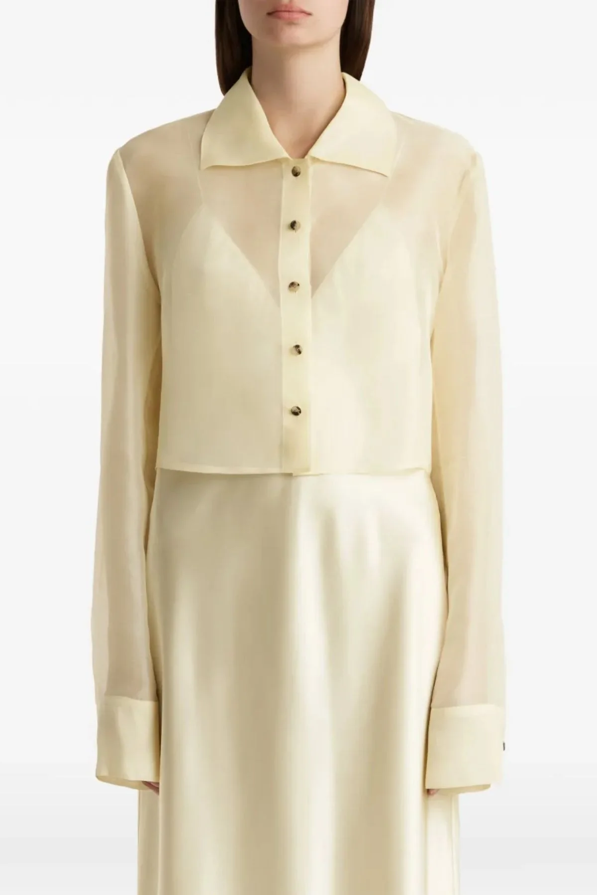 KHAITE Jasen Top - Pale Yellow - Image 2