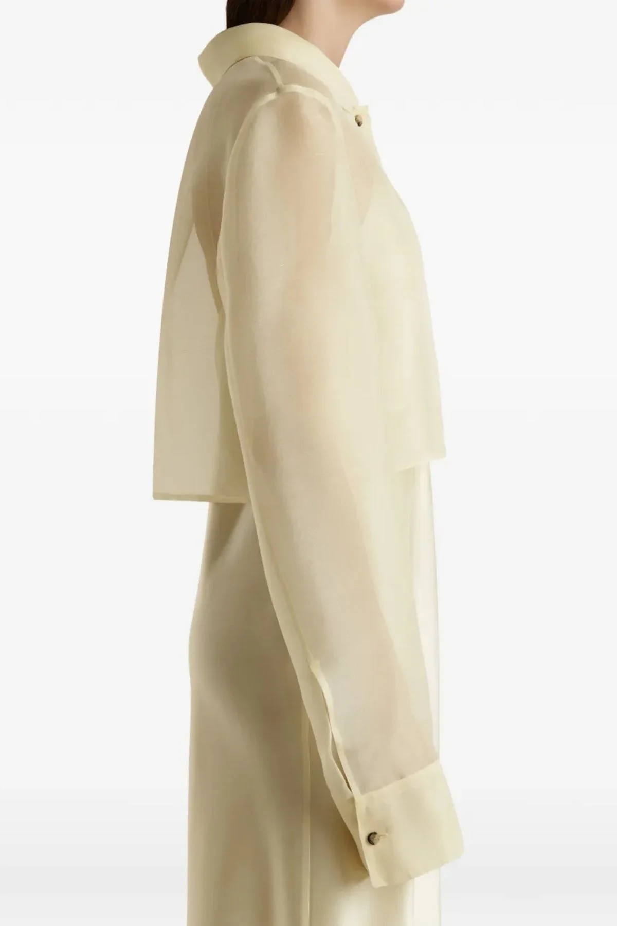 KHAITE Jasen Top - Pale Yellow - Image 3