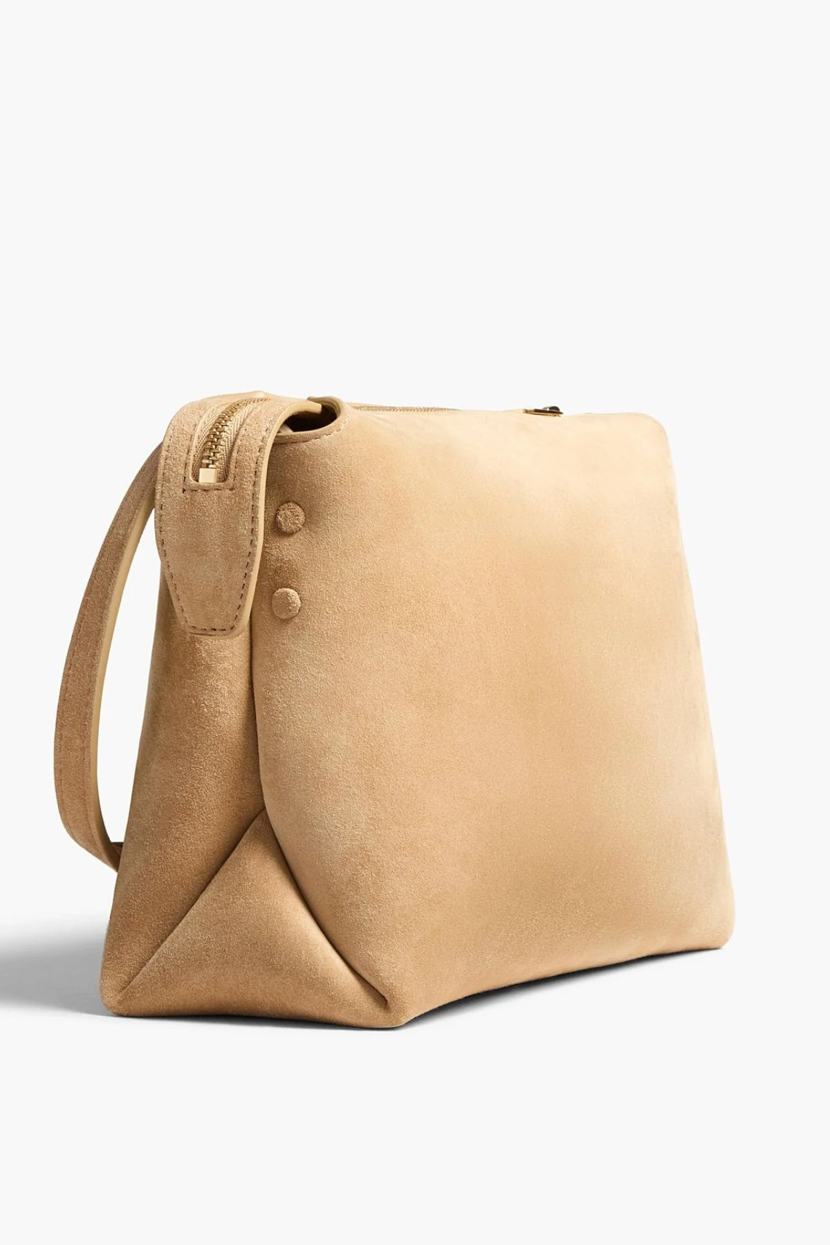 KHAITE Lina Medium Crossbody Pouch - Wheat - Image 2