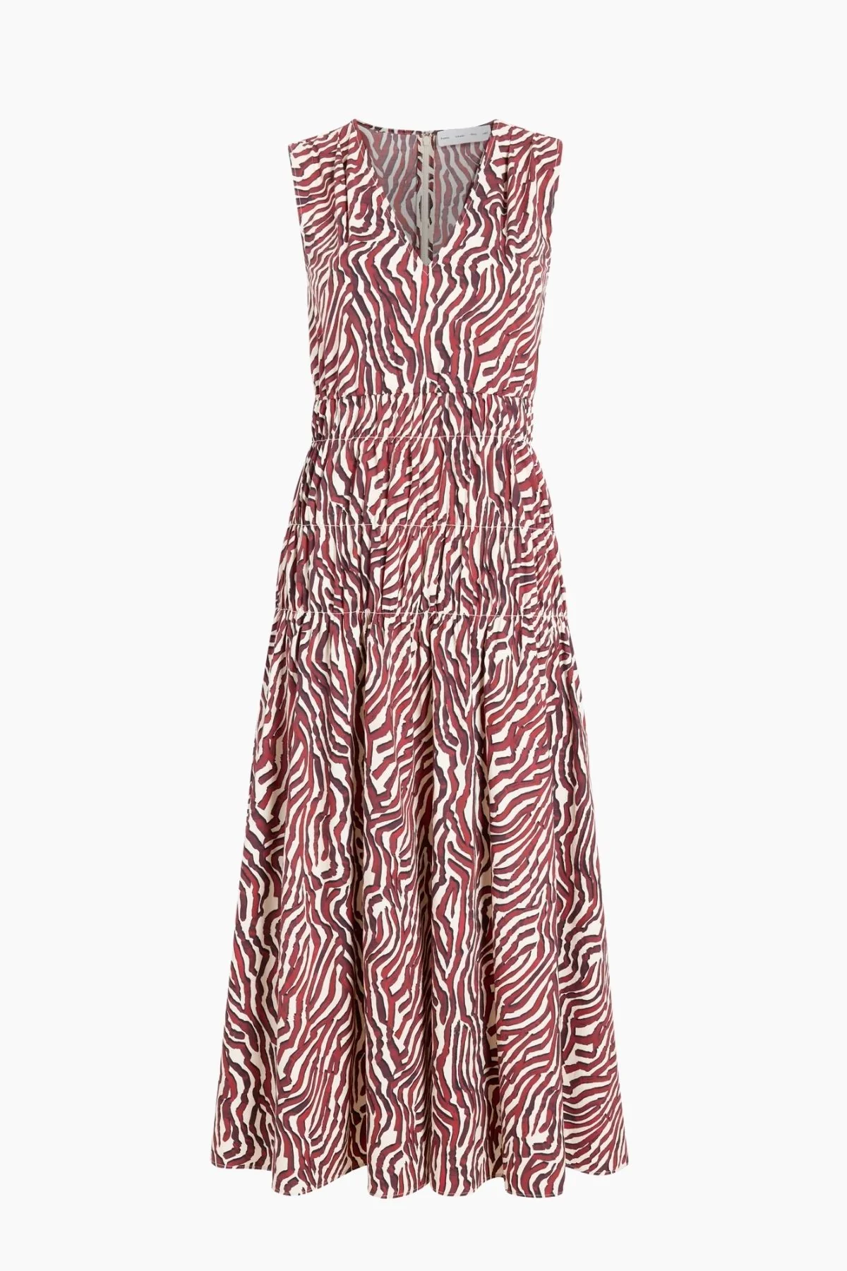 Proenza Schouler White Label Loren Dress - Rust/ Cream