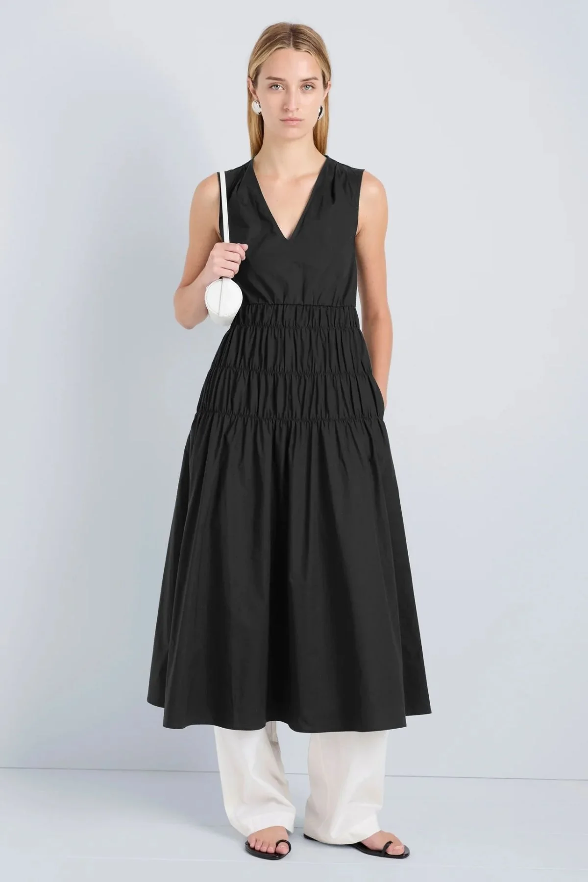 Proenza Schouler White Label Loren Dress - Black - Image 2