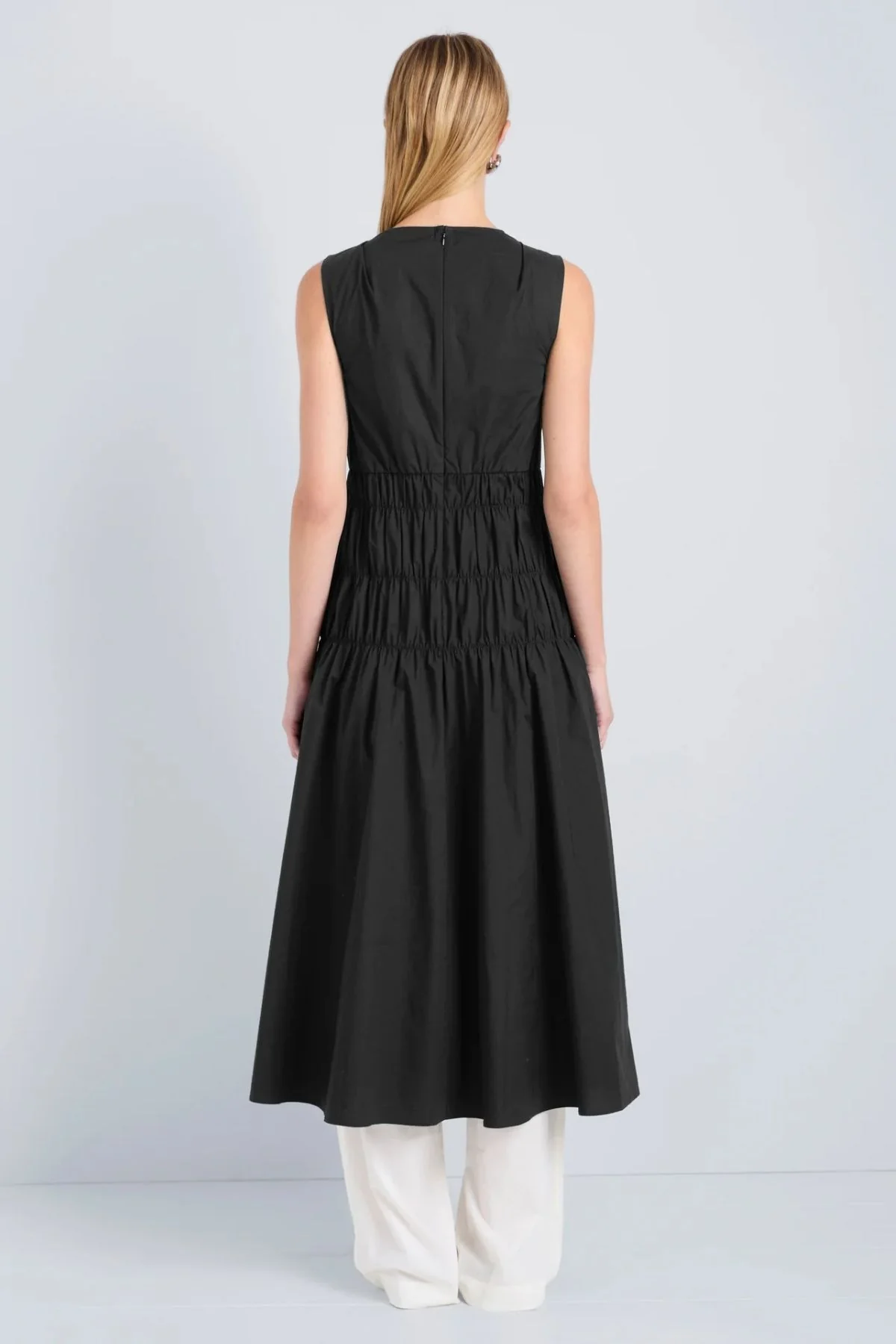 Proenza Schouler White Label Loren Dress - Black - Image 4