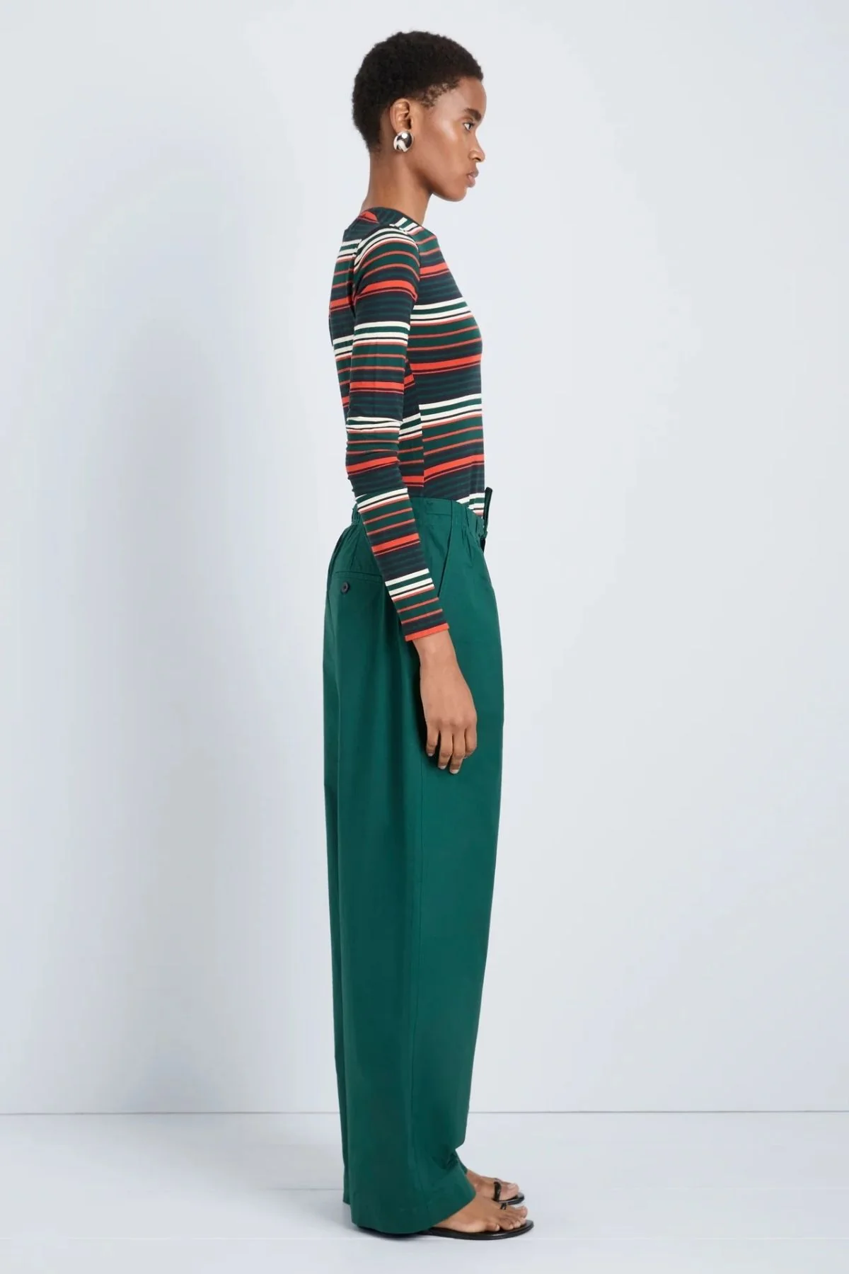 Proenza Schouler White Label Mae Top - Spruce Multi - Image 3