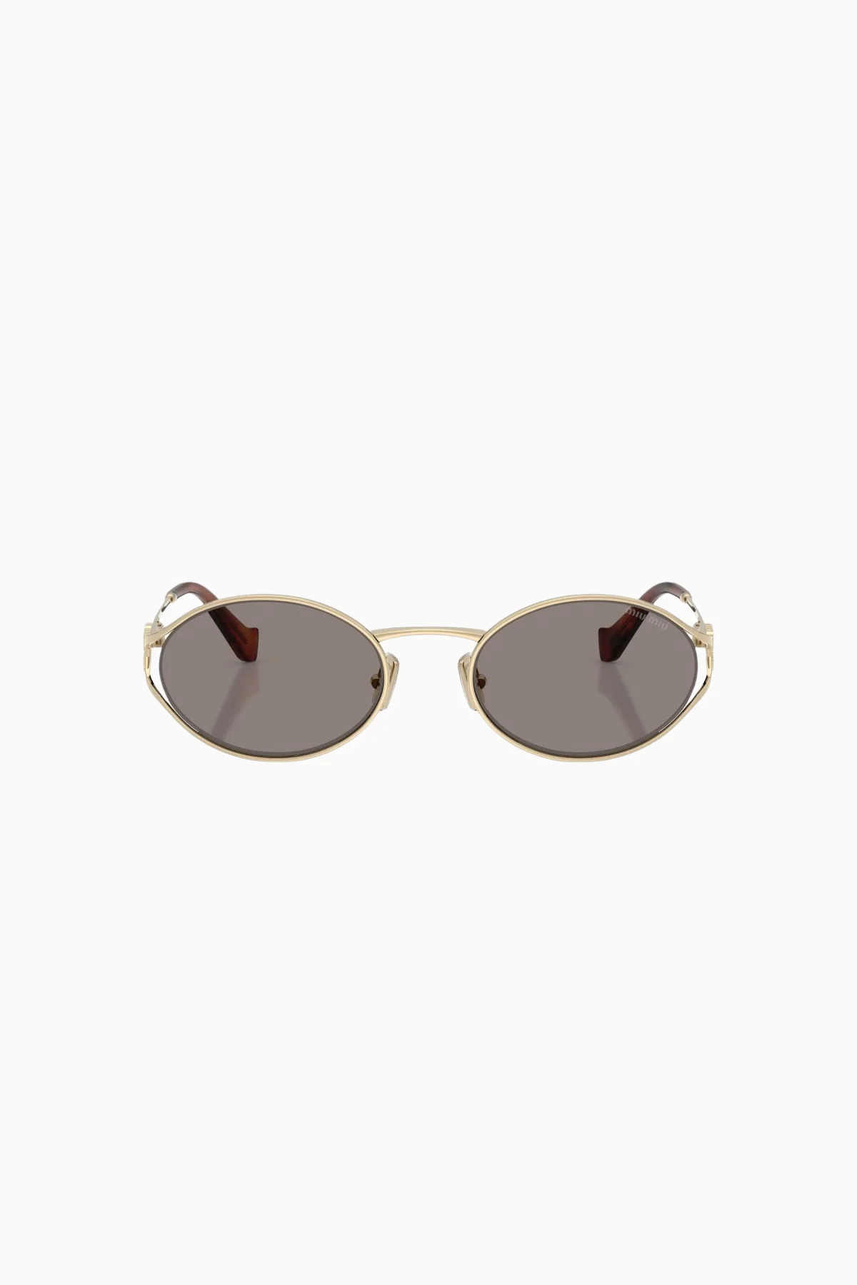 Miu Miu Sunglasses - Pale Gold/ Dark Grey