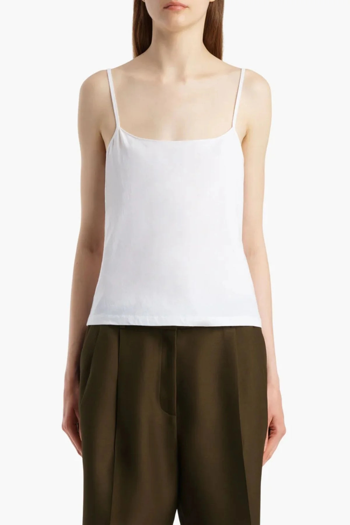 KHAITE Moss Cami - White - Image 2