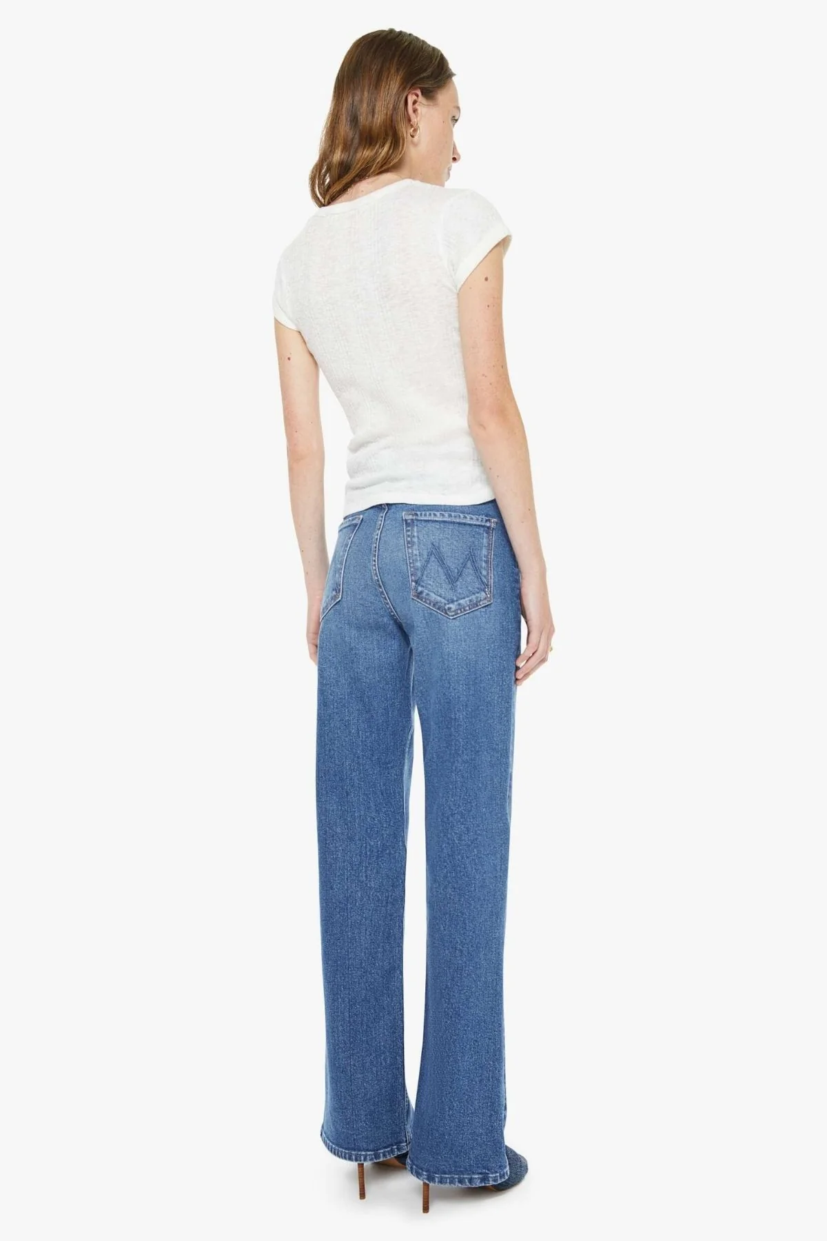 Mother High Waisted Bookie Sneak - Knick Knack Paddy Whack - Image 3