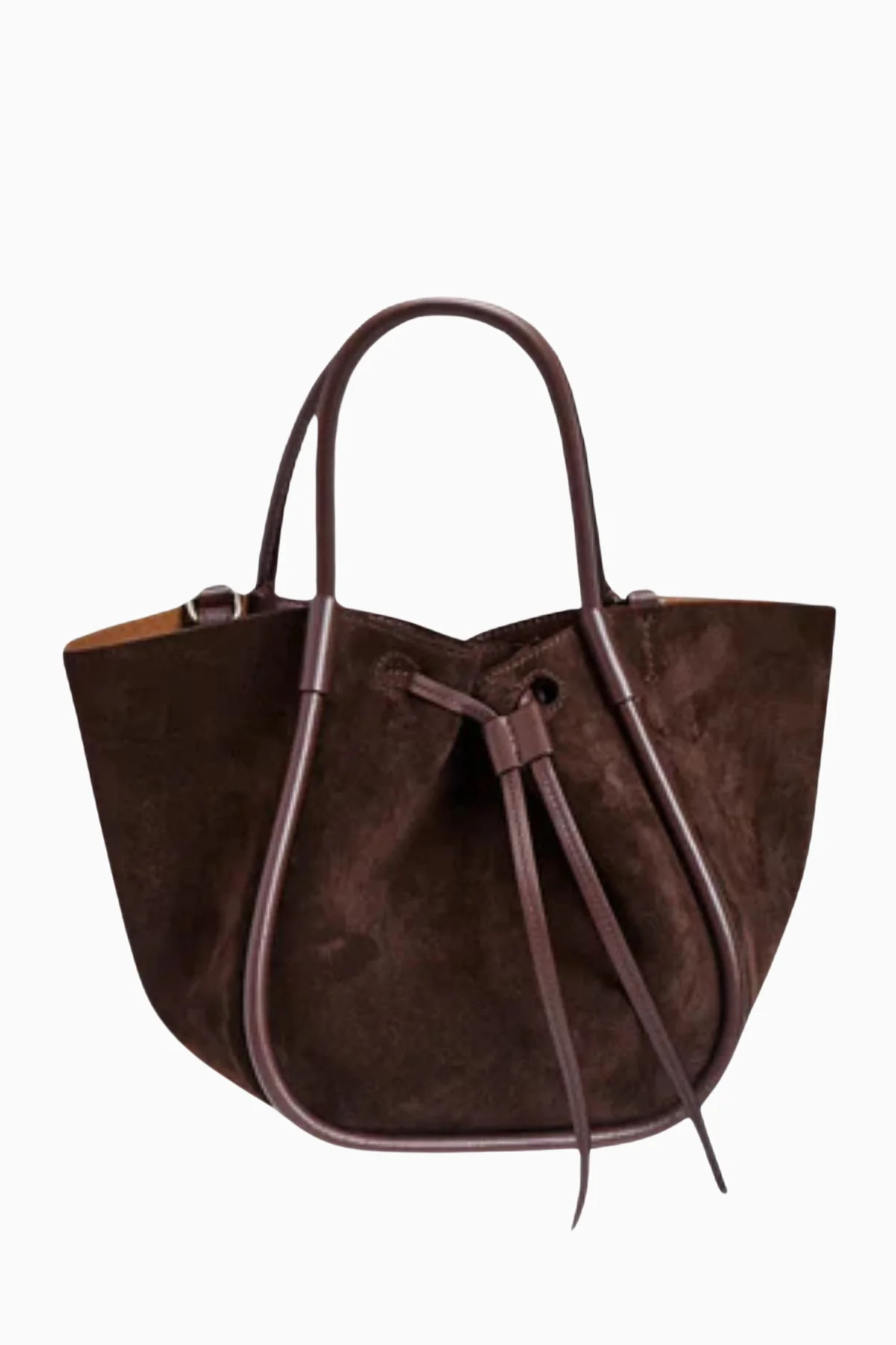 Proenza Schouler Small Ruched Tote - Chocolate