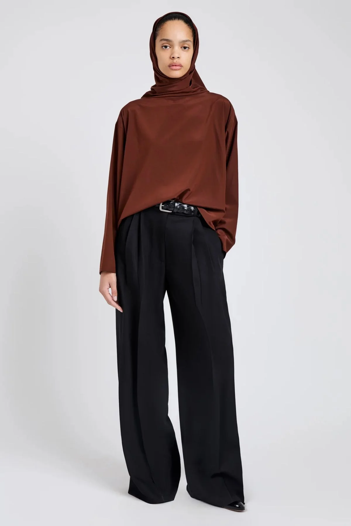 Proenza Schouler Solene Top - Mahogany - Image 2