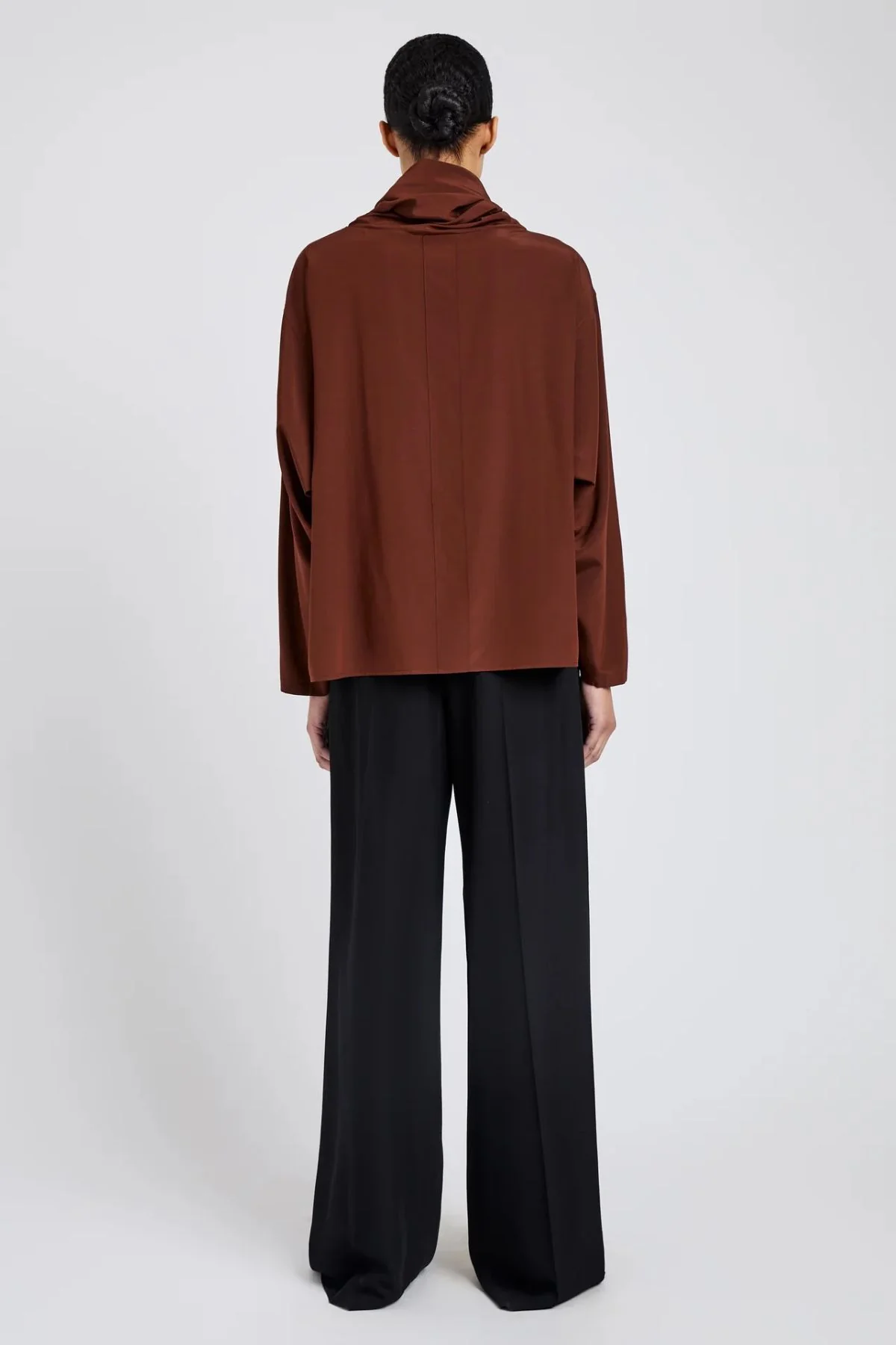 Proenza Schouler Solene Top - Mahogany - Image 4