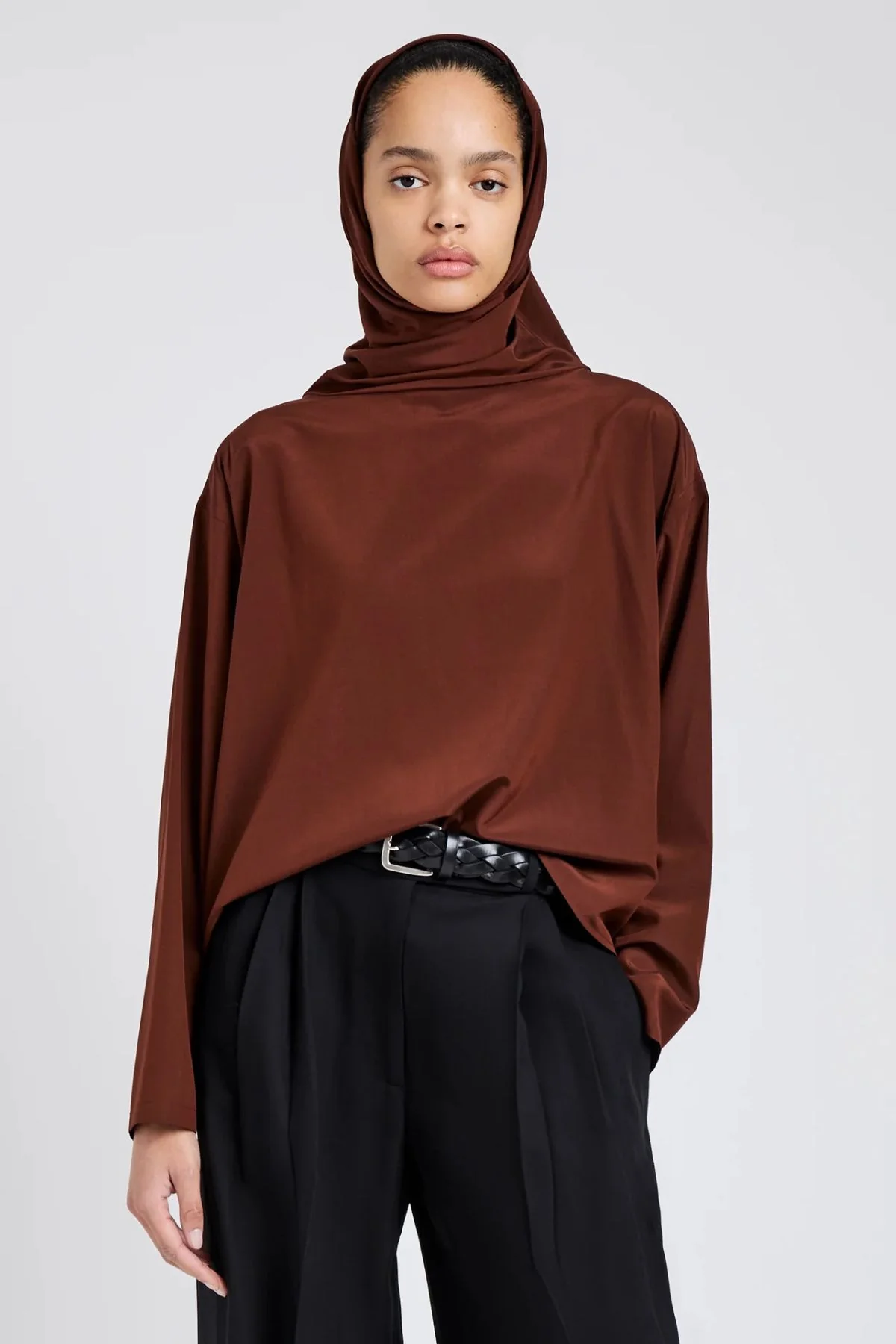 Proenza Schouler Solene Top - Mahogany - Image 5