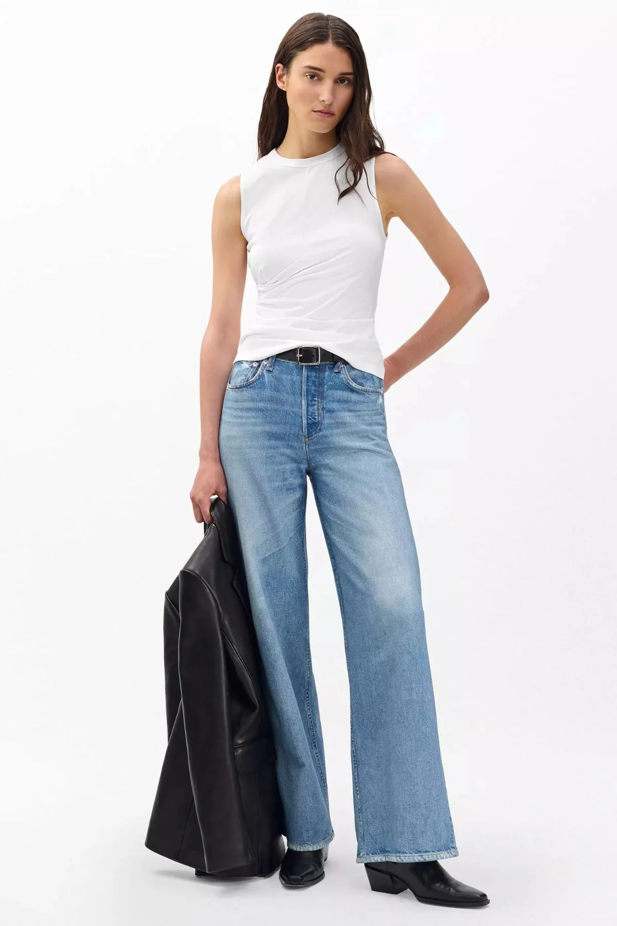 Rag & Bone Mica Wrap Tank - White - Image 2