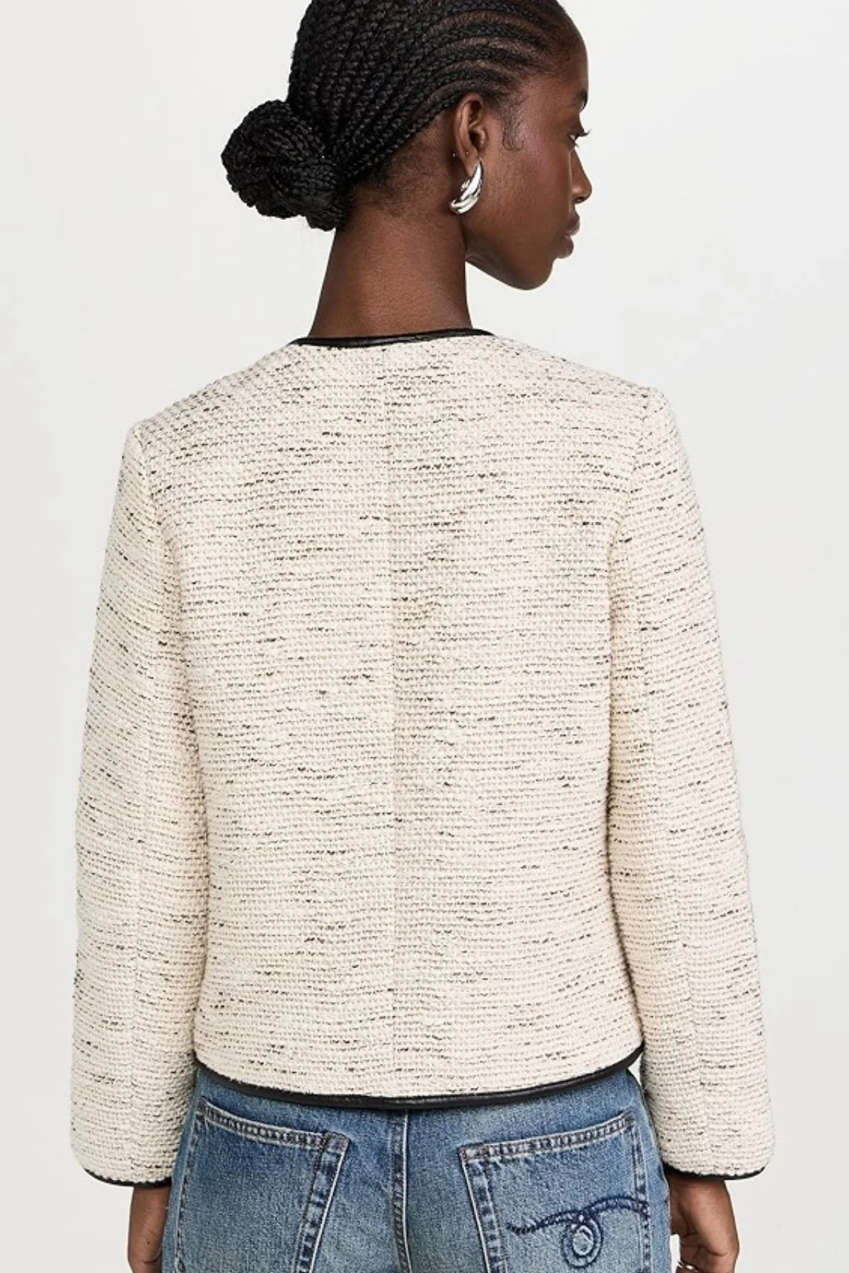 Rag & Bone Mirabelle Italian Tweed Jacket - Ivory - Image 4