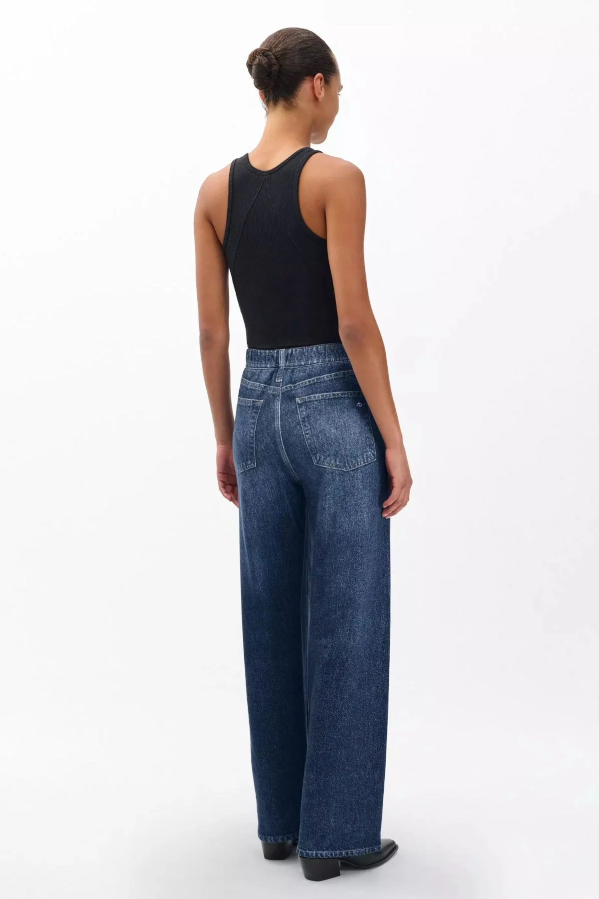Rag & Bone Miramar Terry Wide Leg Pant - Petra - Image 3
