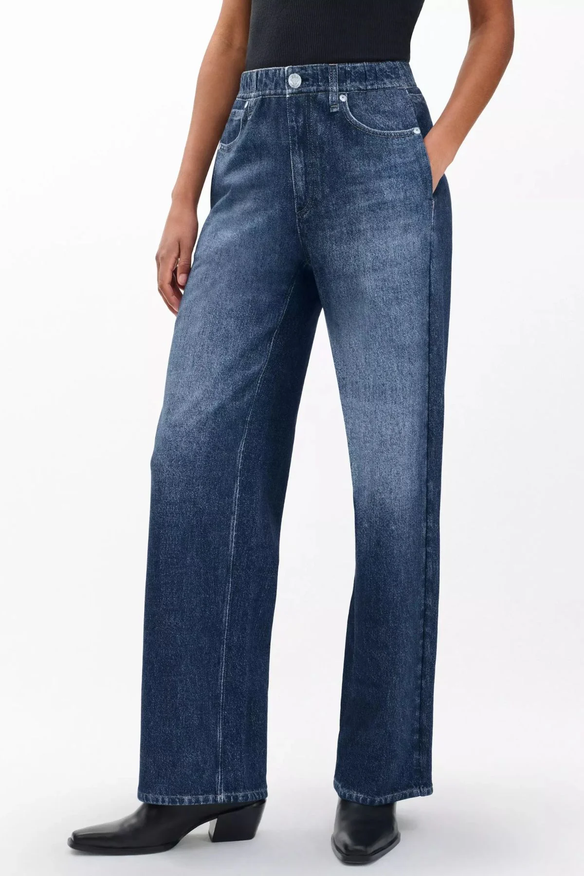 Rag & Bone Miramar Terry Wide Leg Pant - Petra - Image 5