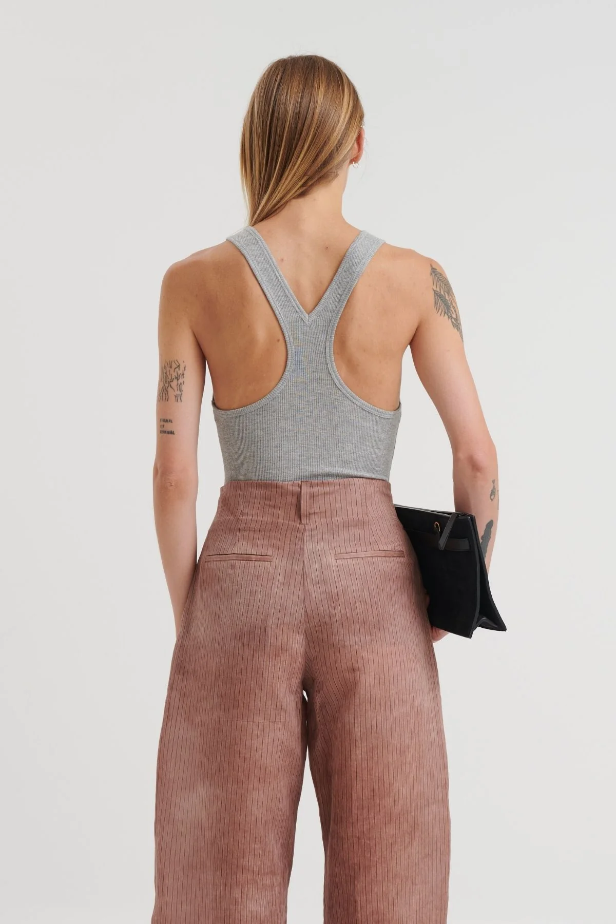 Nanushka Raisie Tank Top - Grey Melange - Image 2
