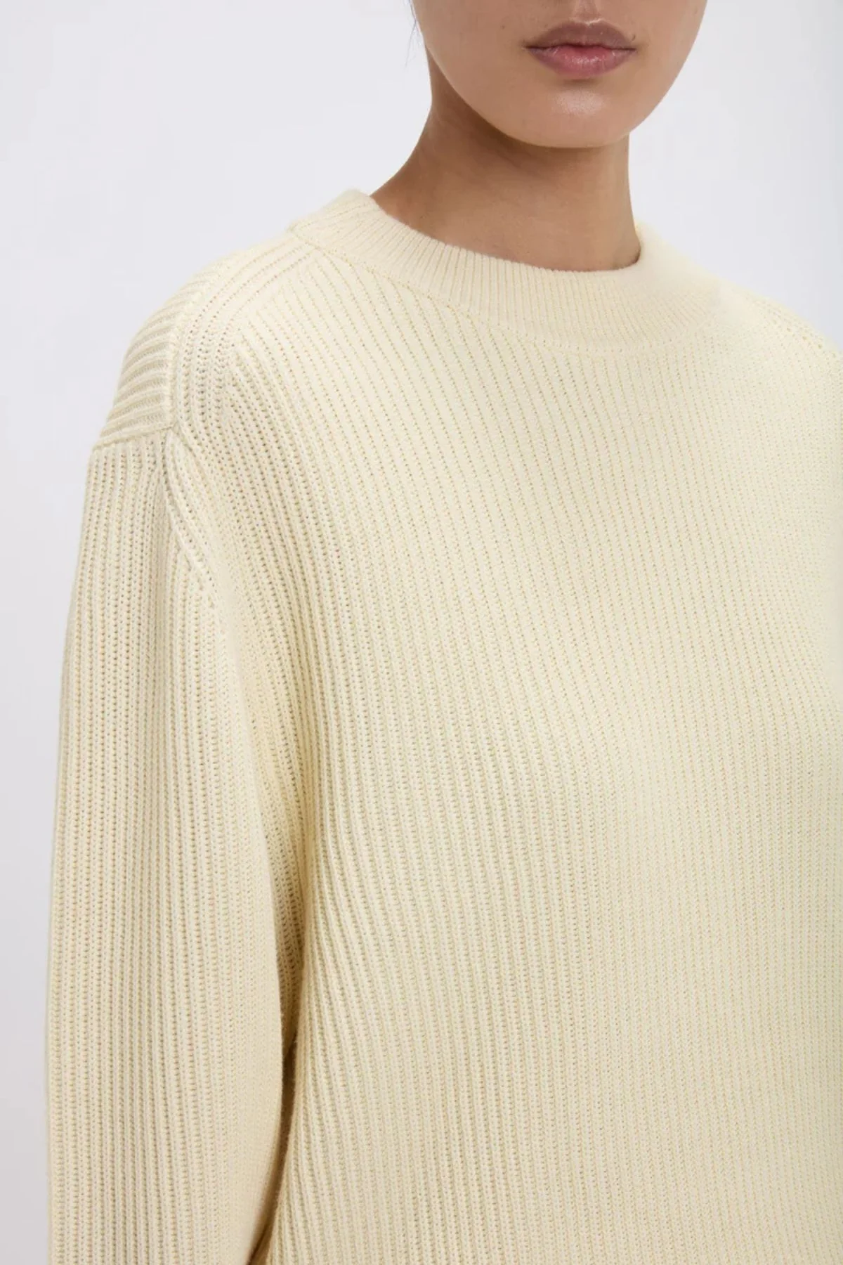 Victoria Beckham Relaxed Jumper - Ivory - Image 4