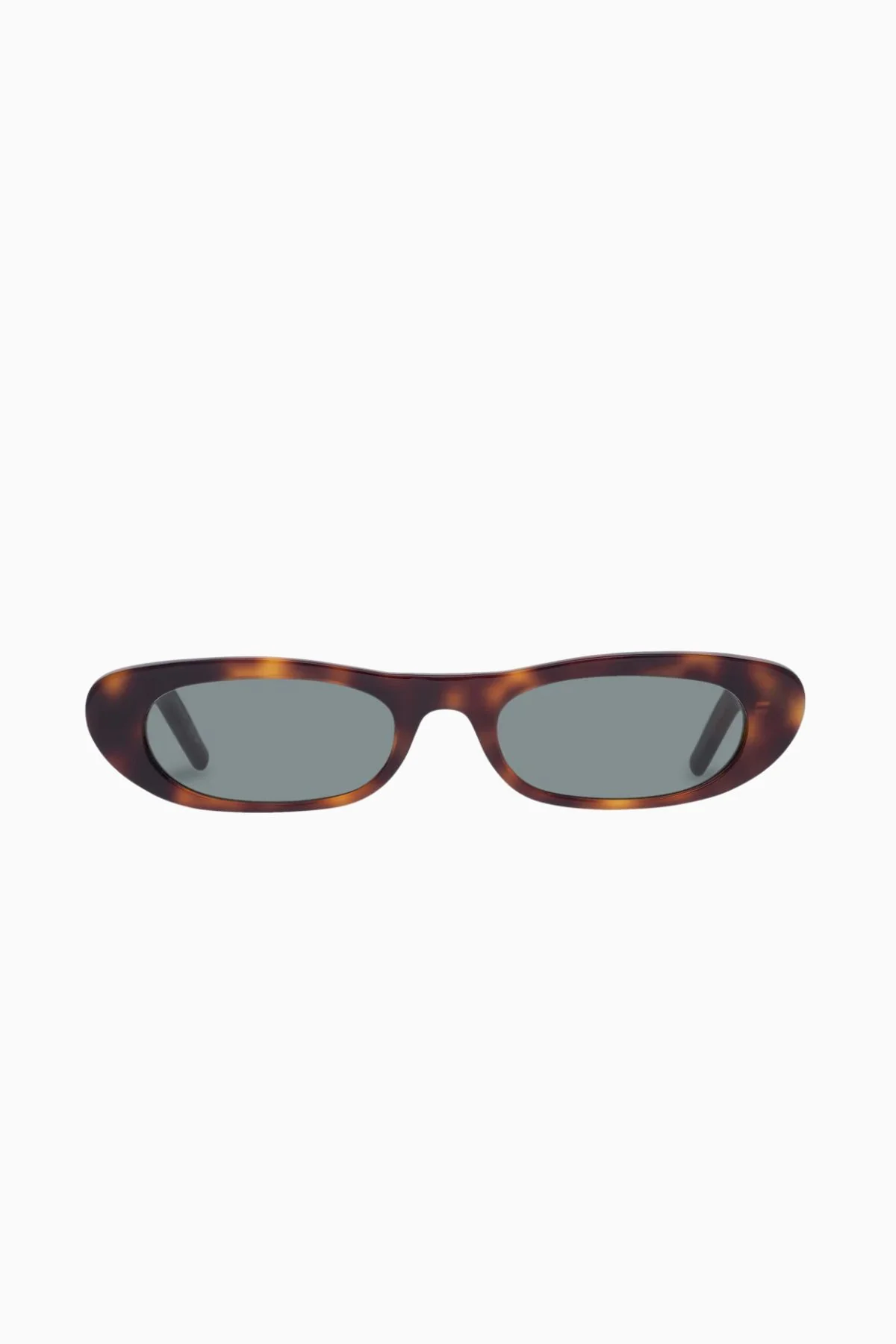 Saint Laurent Slim Round Sunglasses - Havana
