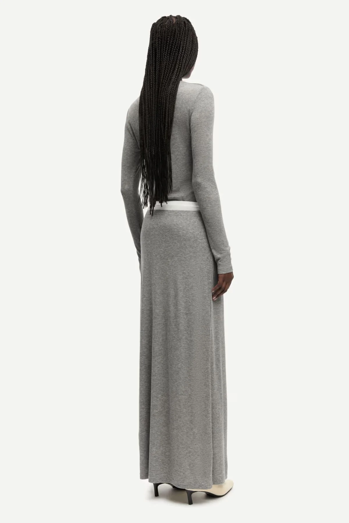 Samsøe Samsøe Sadou Skirt - Grey - Image 3