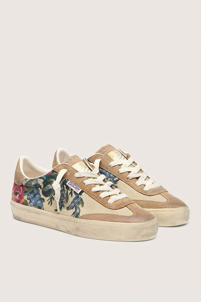 Golden Goose Soul Star Canvas - Multi/ Tobacco - Image 2