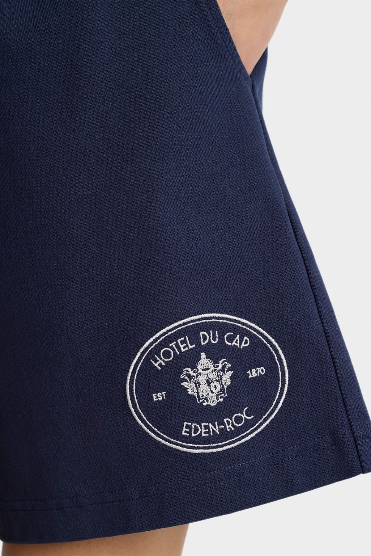 Sporty & Rich Eden Crest Gym Short - Dark Navy - Image 4
