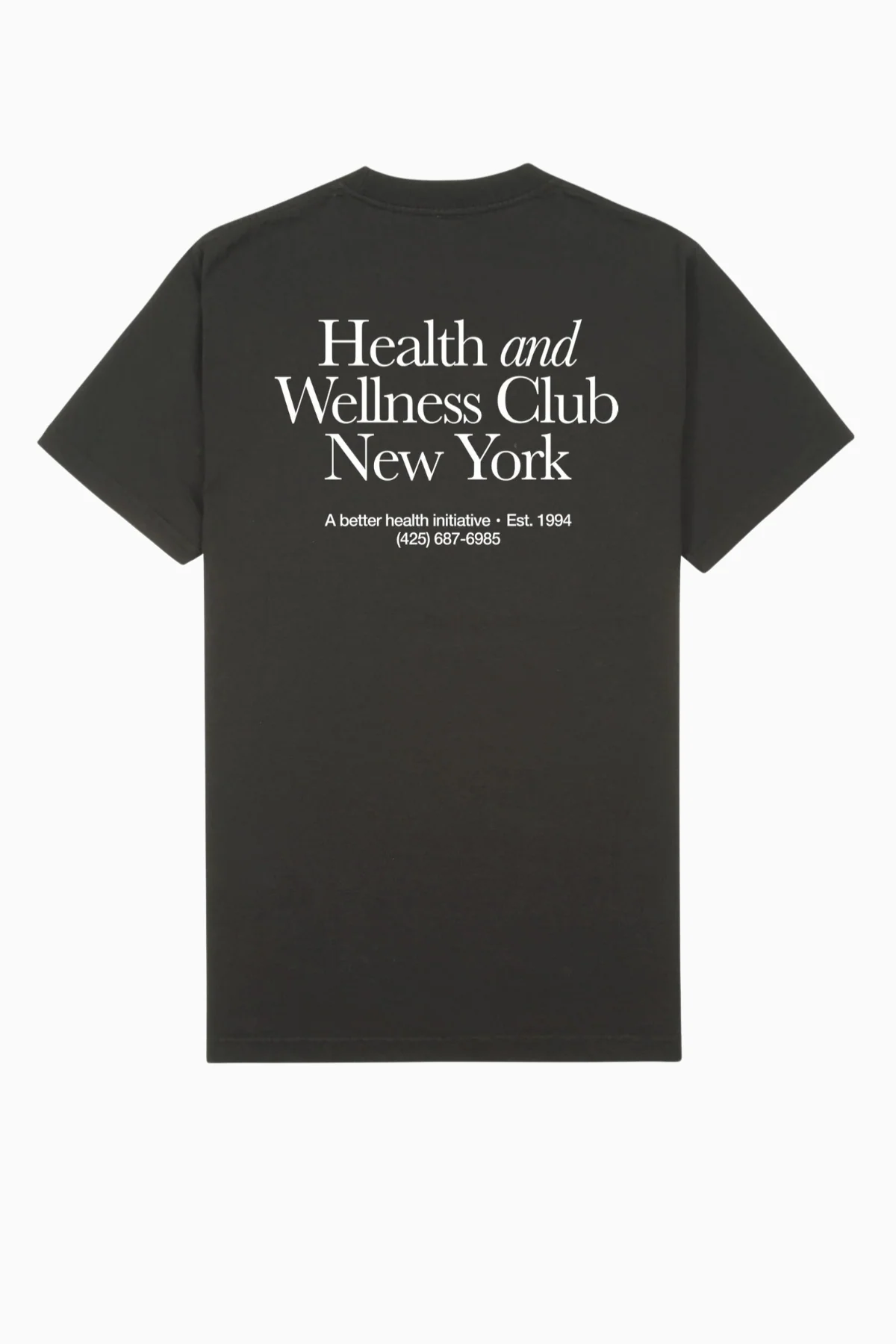 Sporty & Rich HWCNY T-Shirt - Faded Black - Image 3